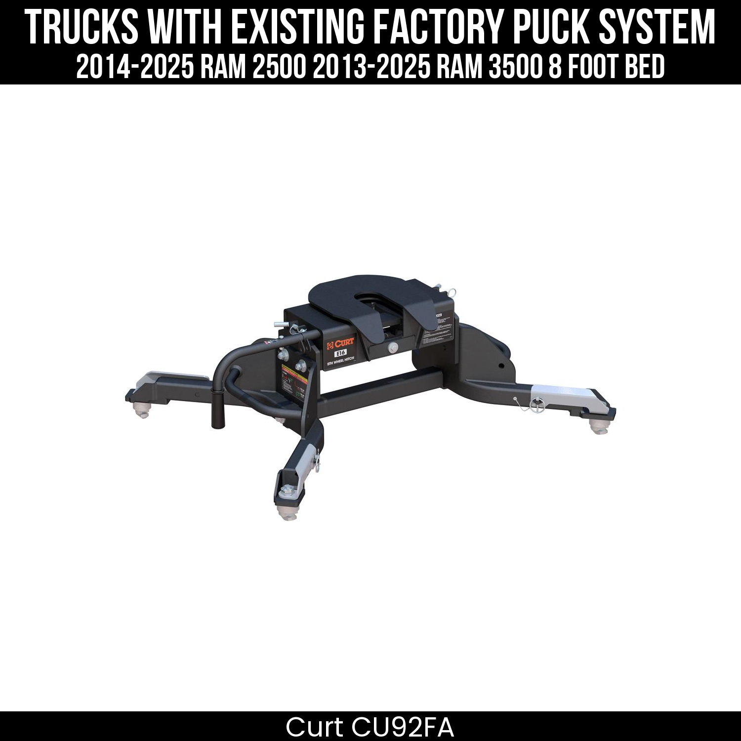 Puck System 5th Wheel Legs,E16 5th Wheel Hitch Head