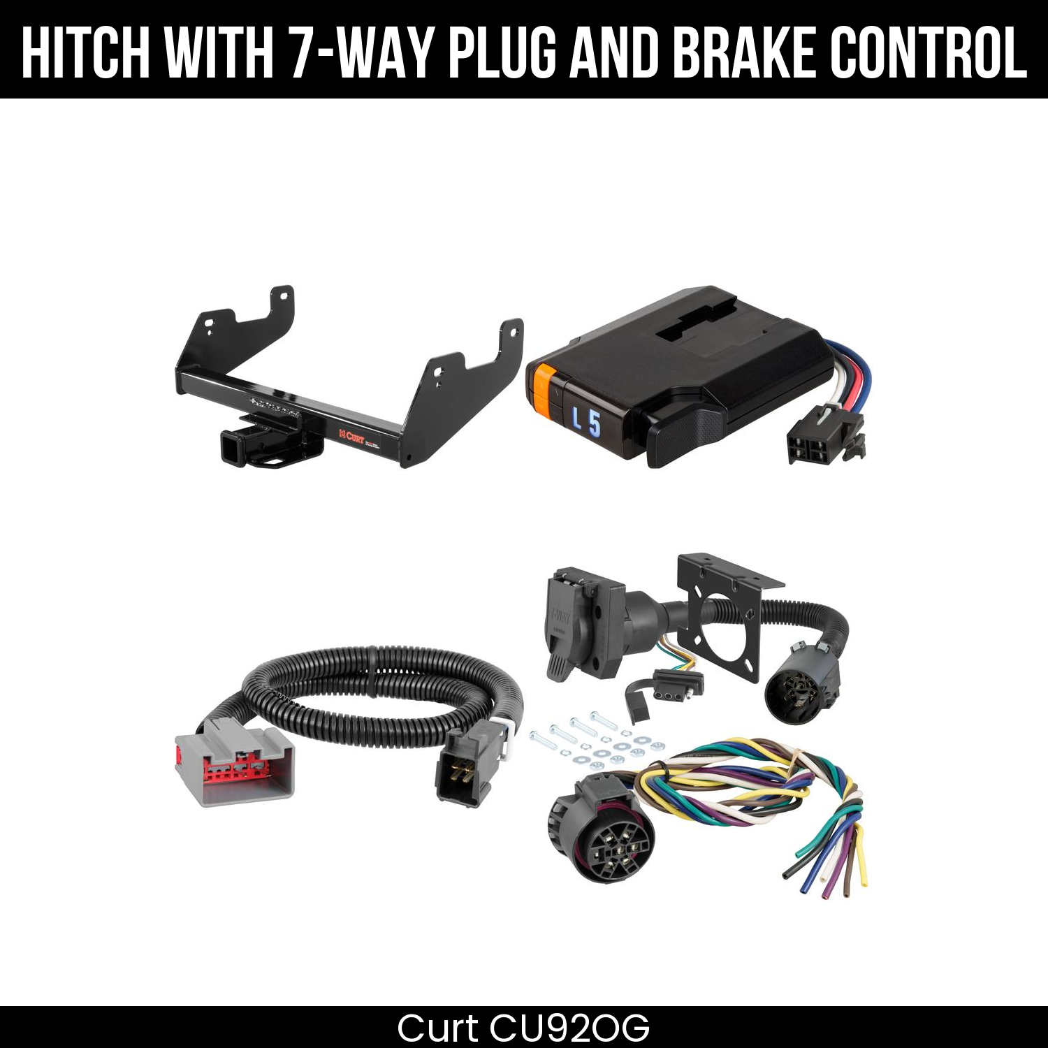 Trailer Hitch , 7-Way , Discovery Next Brake Control