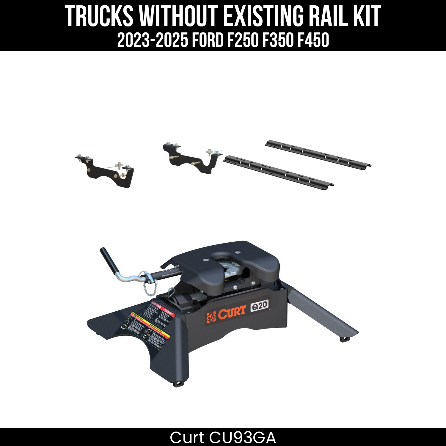 Custom 5th Wheel Brackets,Universal 5th Wheel Base Rails,Q20 5th Wheel Hitch Head