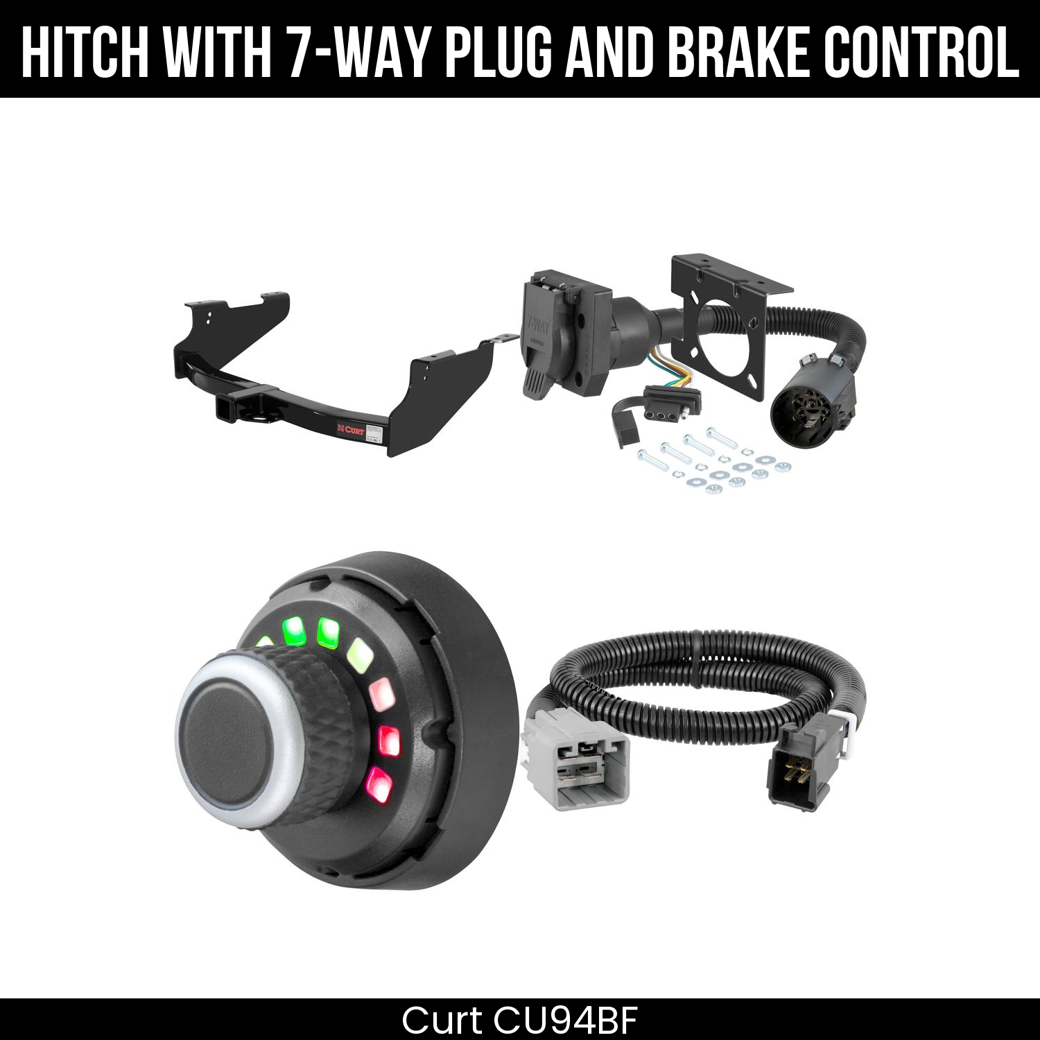 Trailer Hitch , 7-Way , Spectrum Brake Control