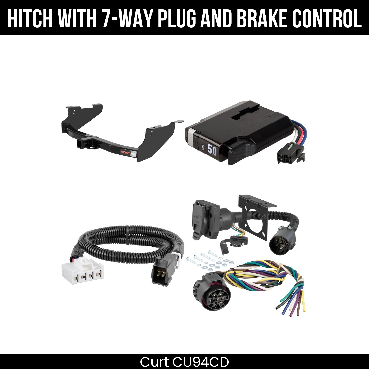 Trailer Hitch , 7-Way , TriFlex NEXT Brake Control