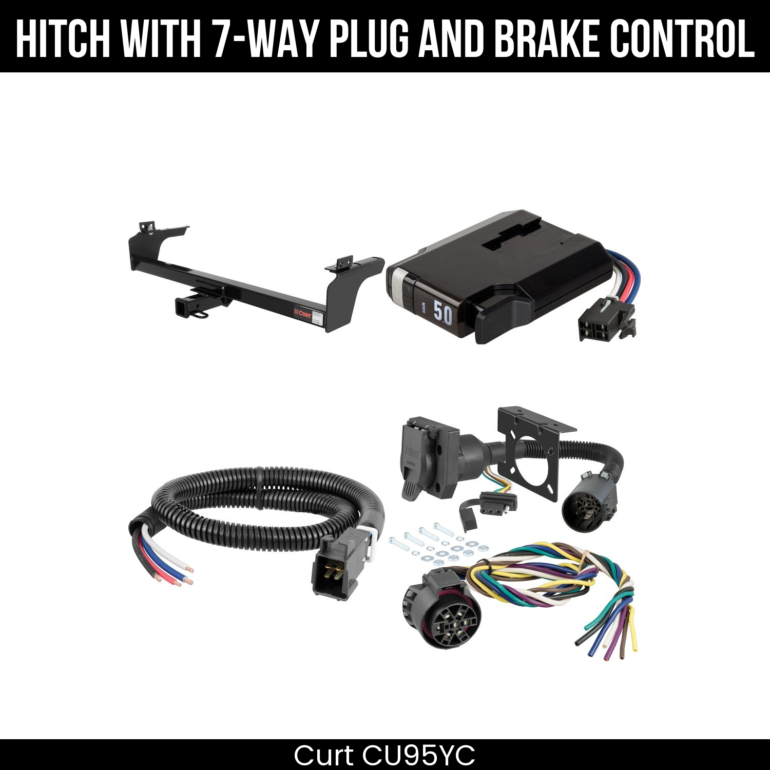 Trailer Hitch , 7-Way , TriFlex NEXT Brake Control