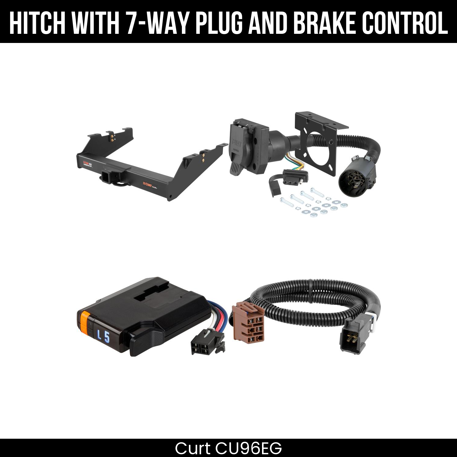 Trailer Hitch , 7-Way , Discovery Next Brake Control