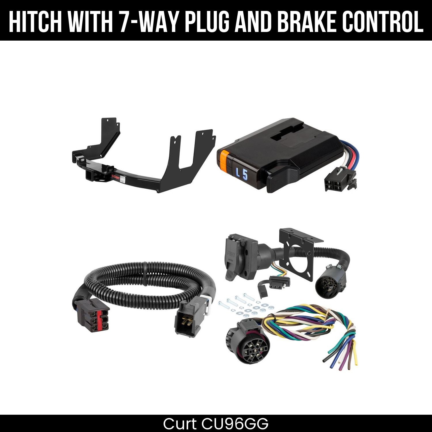 Trailer Hitch , 7-Way , Discovery Next Brake Control
