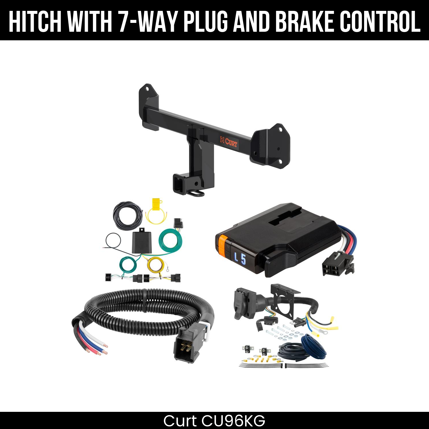 Trailer Hitch , 7-Way , Discovery Next Brake Control