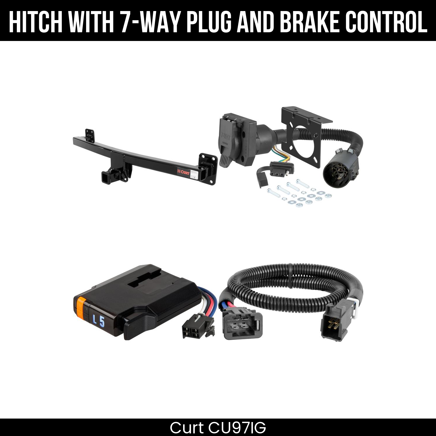 Trailer Hitch , 7-Way , Discovery Next Brake Control