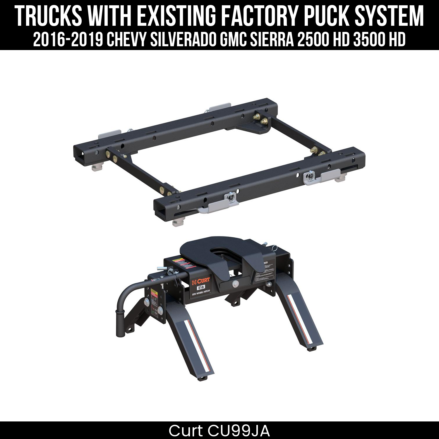 Puck 5th Wheel Rails,Replacement Base Legs,E16 5th Wheel Hitch Head