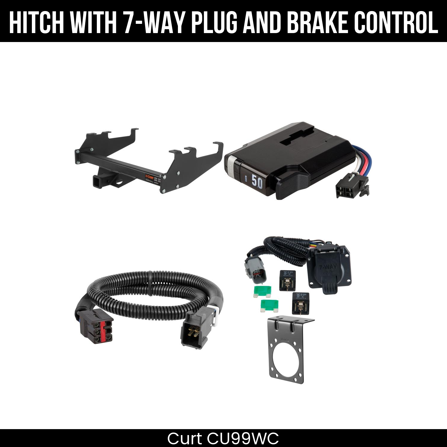 Trailer Hitch , 7-Way , TriFlex NEXT Brake Control