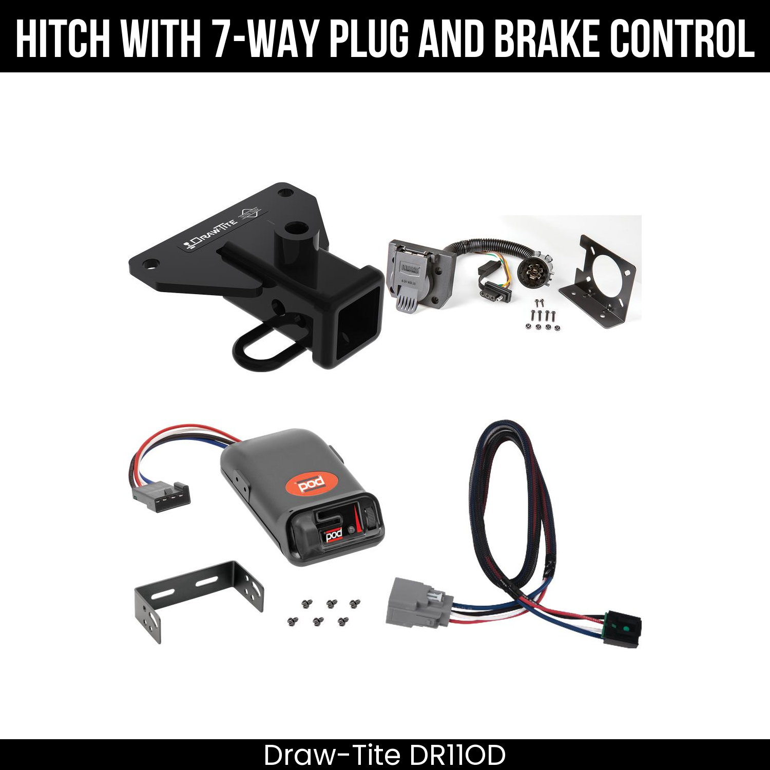 Trailer Hitch , 7-Way , Pro Series POD Brake Control