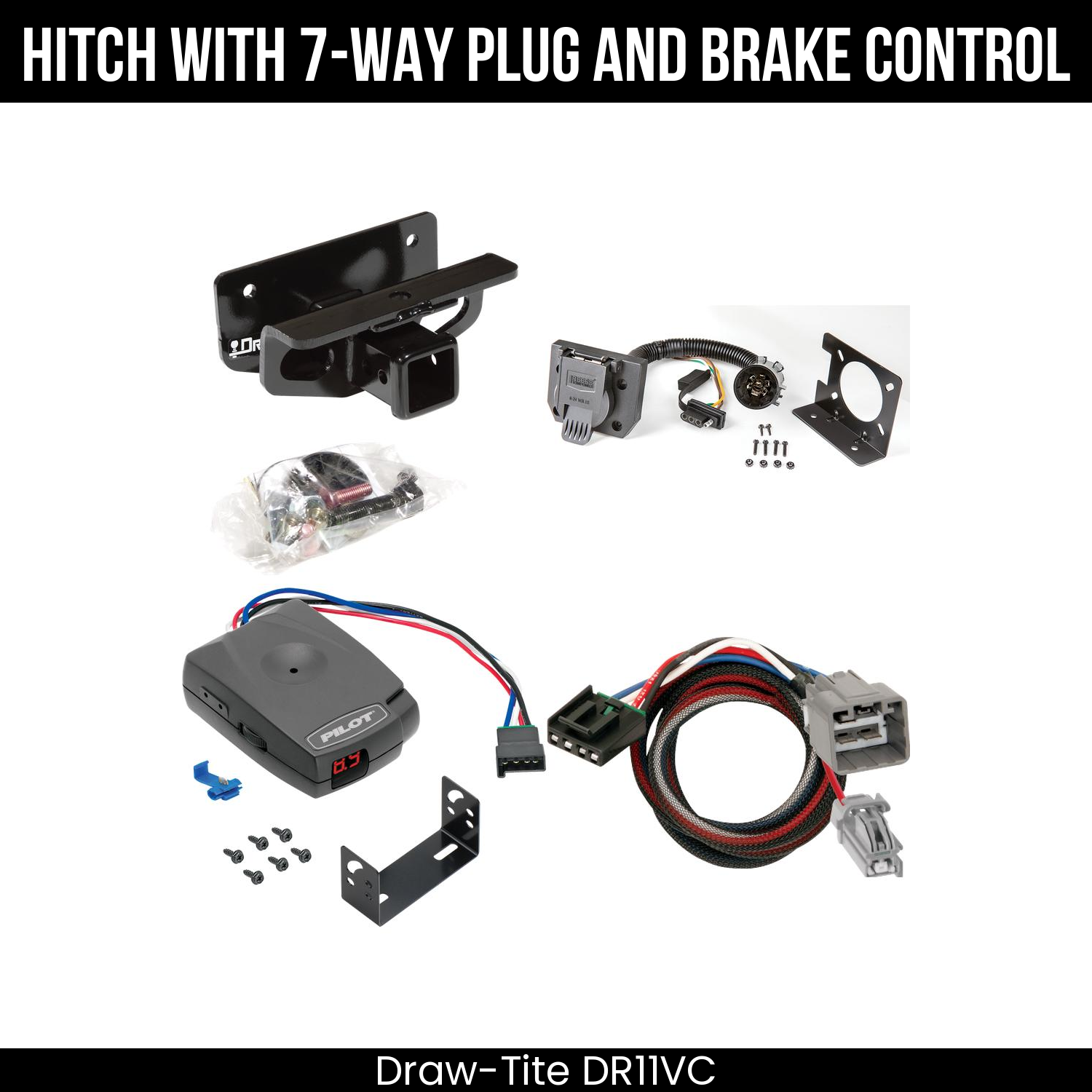 Trailer Hitch , 7-Way , Pro Series Pilot Brake Control