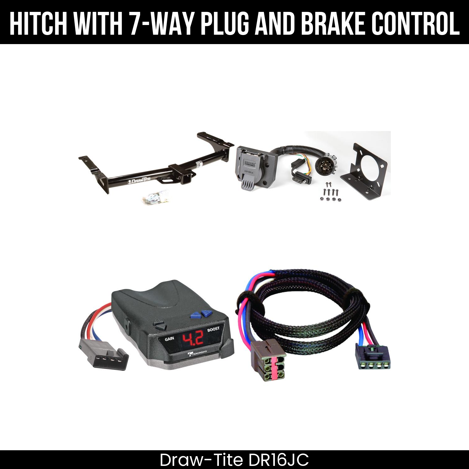 Trailer Hitch , 7-Way , Tekonsha Brake EVN Control