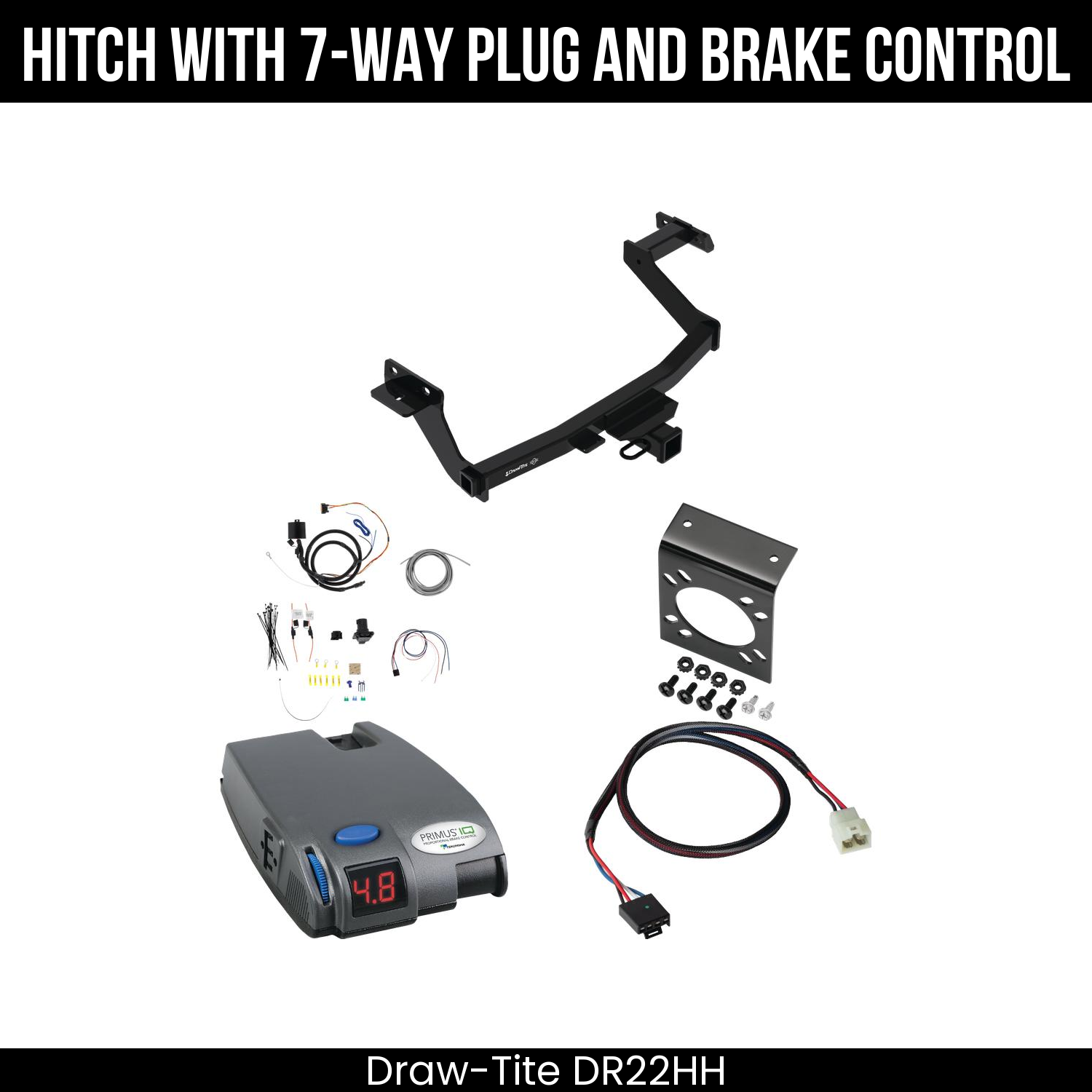 Trailer Hitch , 7-Way , Tekonsha Primus IQ Brake Control