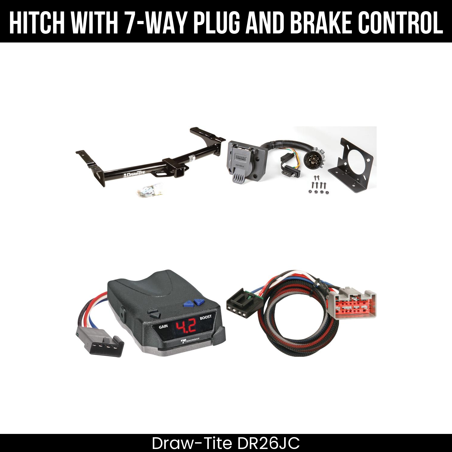 Trailer Hitch , 7-Way , Tekonsha Brake EVN Control