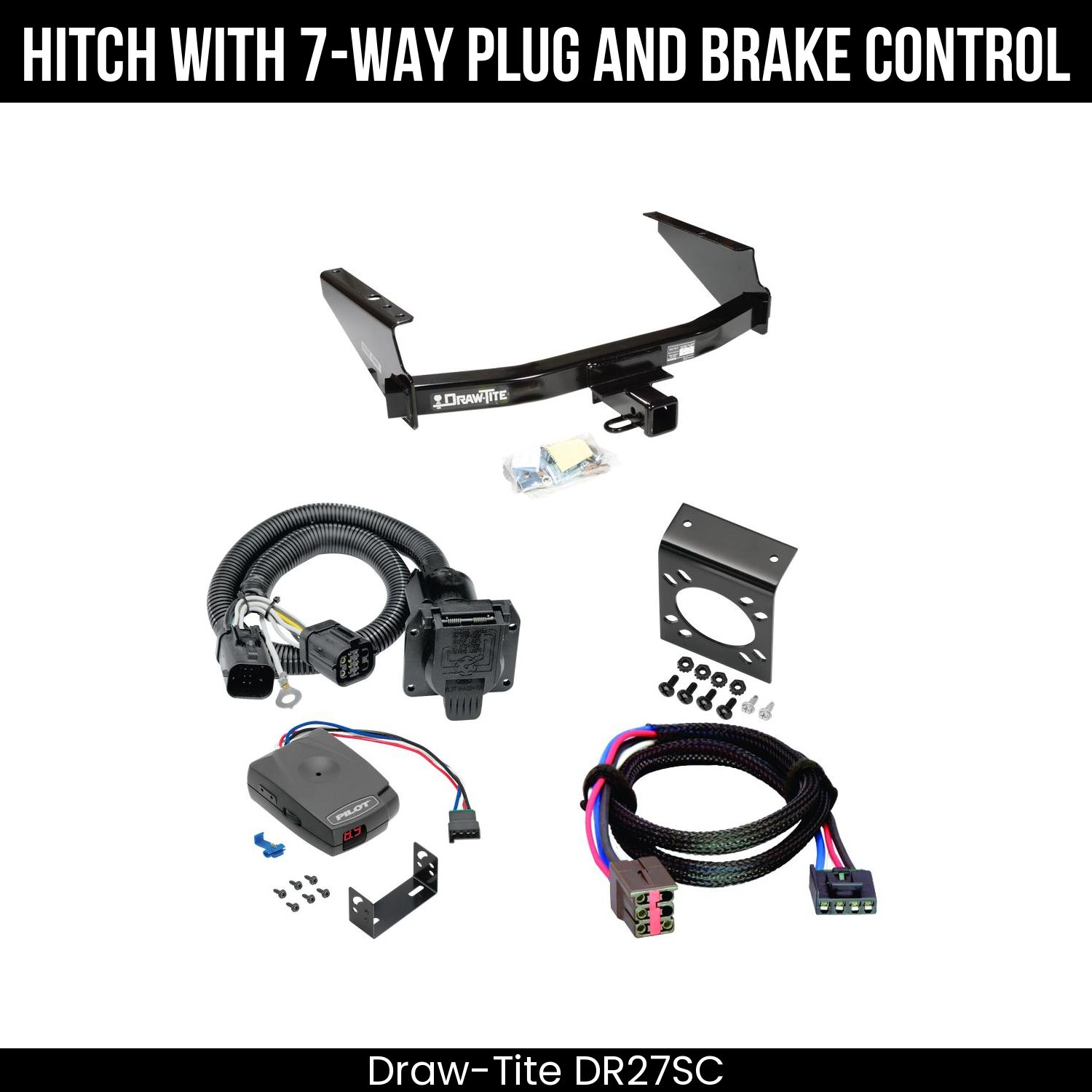 Trailer Hitch , 7-Way , Pro Series Pilot Brake Control