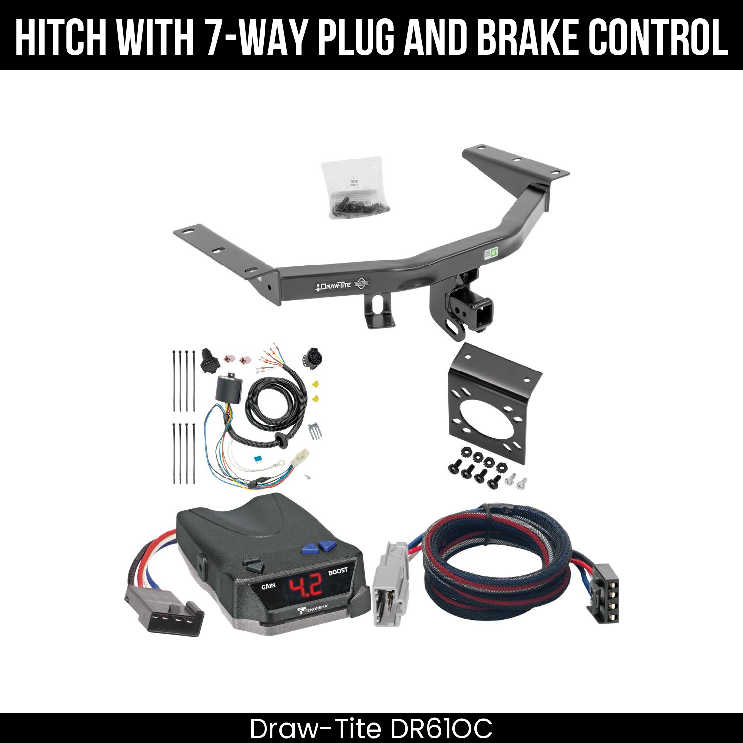 Trailer Hitch , 7-Way , Tekonsha Brake EVN Control