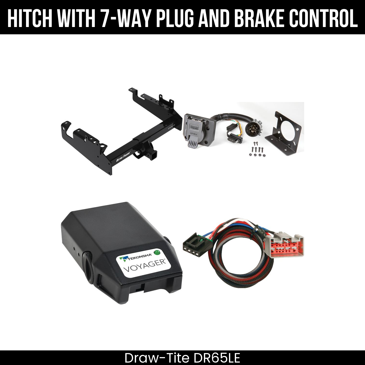 Trailer Hitch , 7-Way , Tekonsha Voyager Brake Control