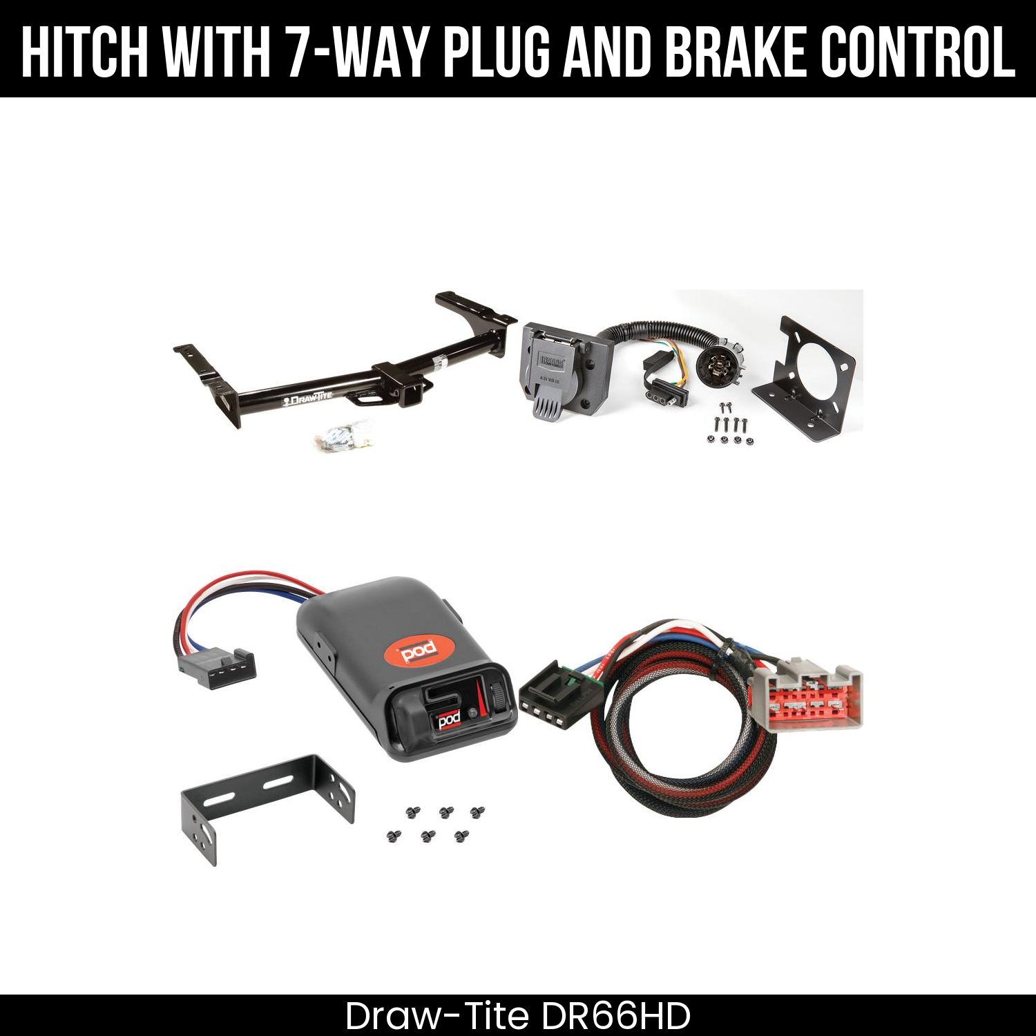Trailer Hitch , 7-Way , Pro Series POD Brake Control