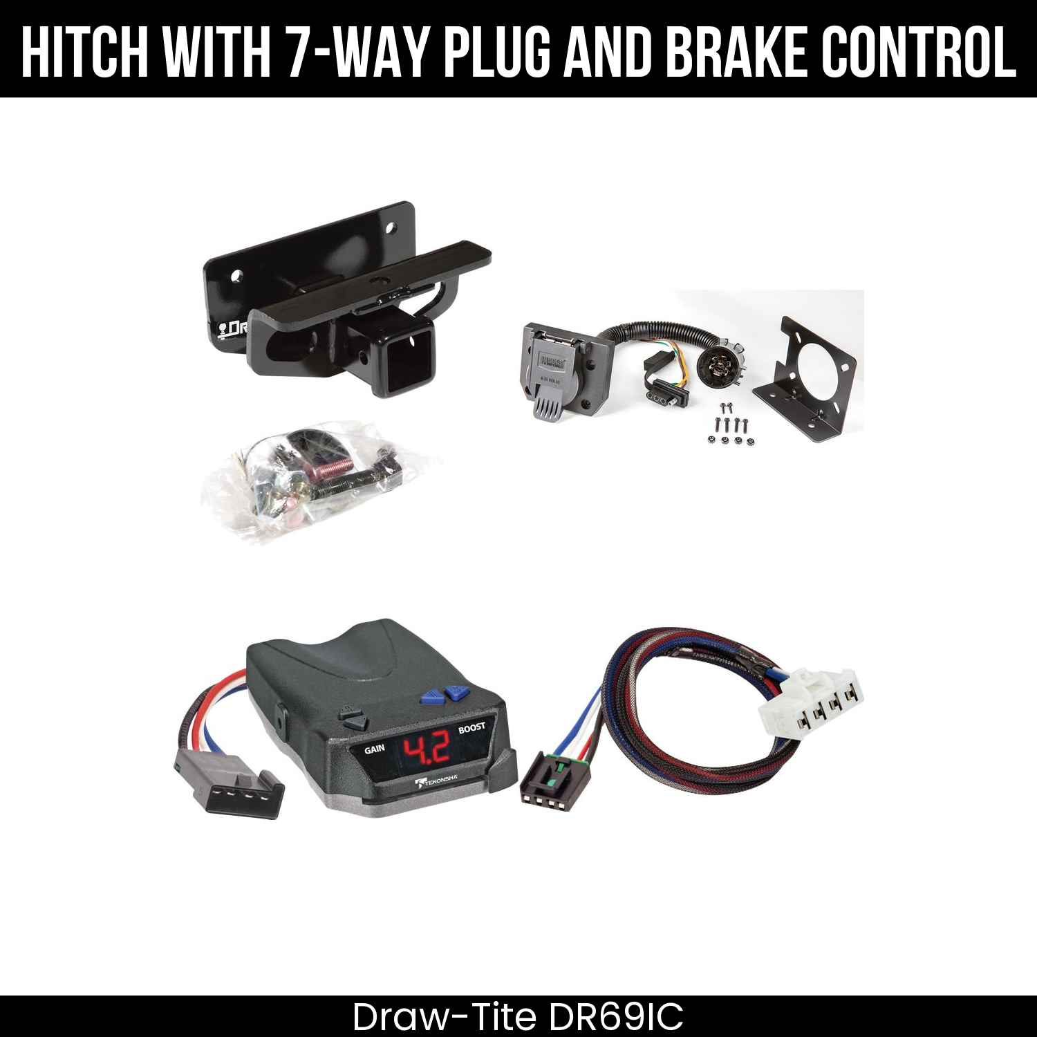 Trailer Hitch , 7-Way , Tekonsha Brake EVN Control