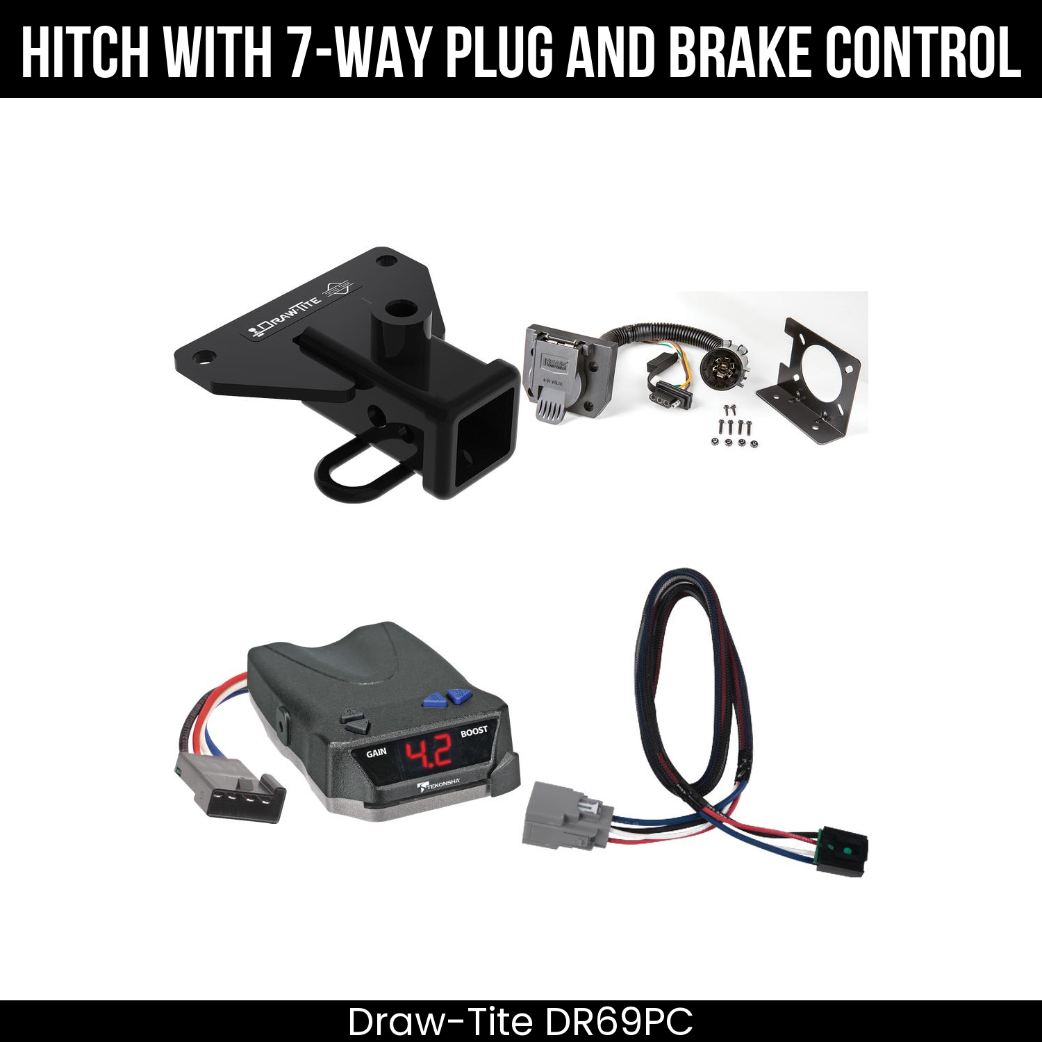 Trailer Hitch , 7-Way , Tekonsha Brake EVN Control