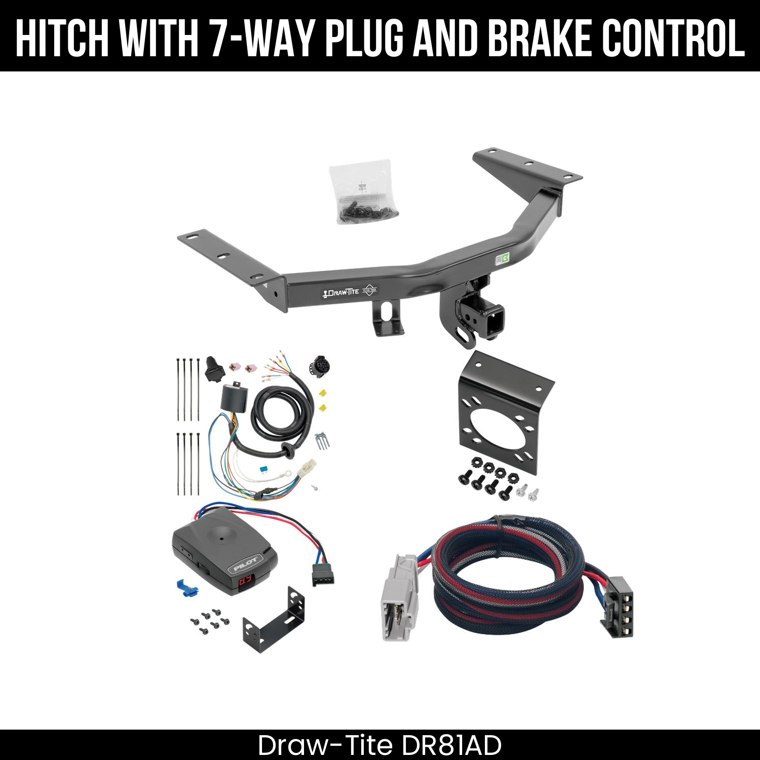 Trailer Hitch , 7-Way , Pro Series Pilot Brake Control