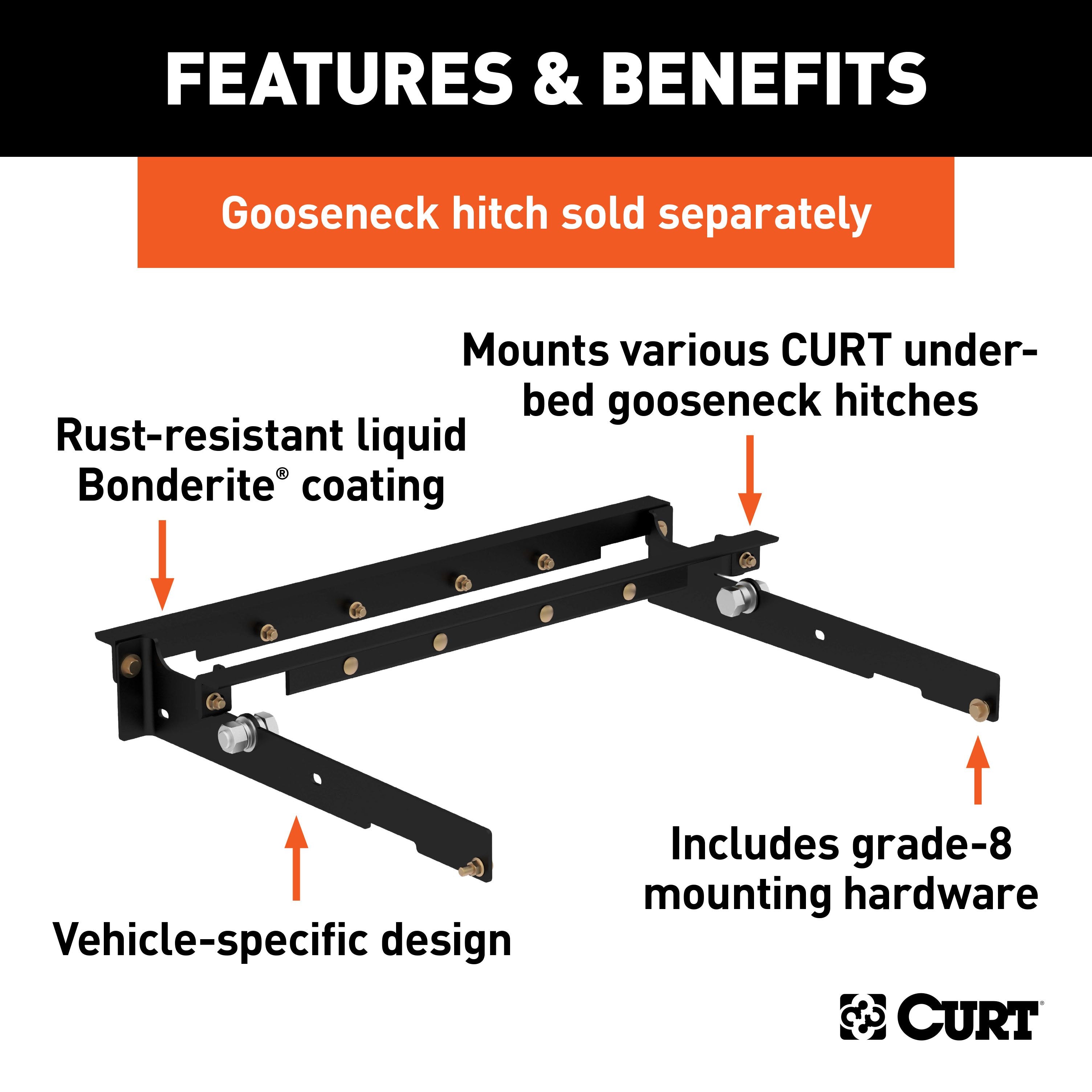 Under-Bed Gooseneck Install Brackets