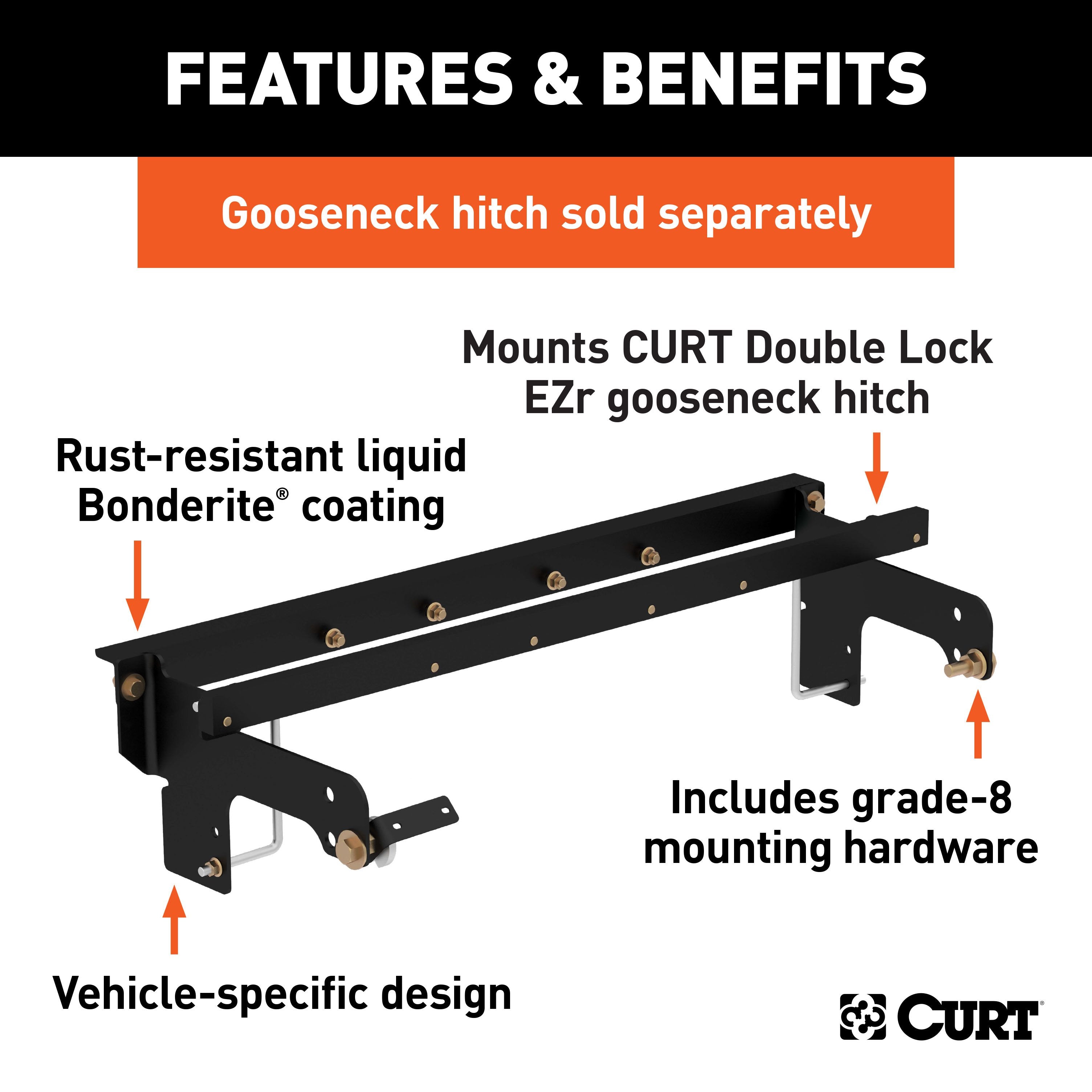 Double Lock EZr Gooseneck Install Brackets