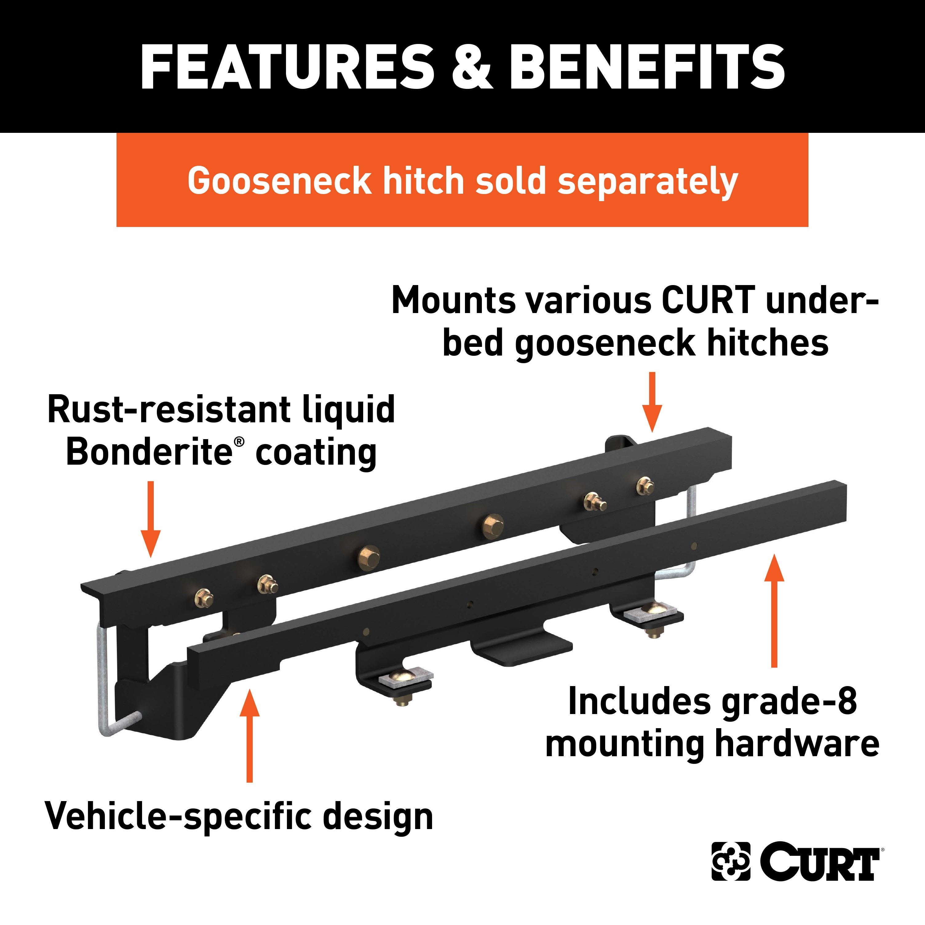 Double Lock Gooseneck Install Brackets