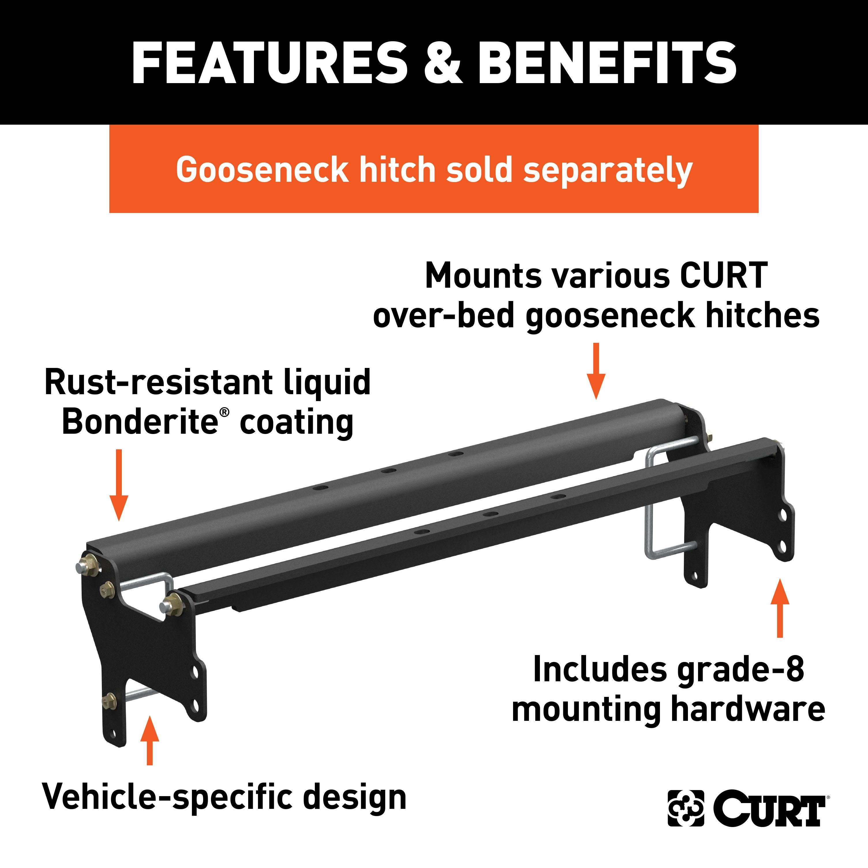 Over-Bed Gooseneck Install Brackets