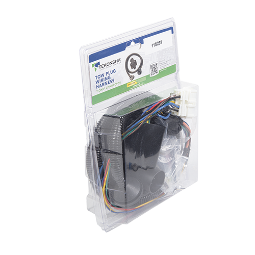 Trailer Wiring 7-Way Plug w/ Bracket