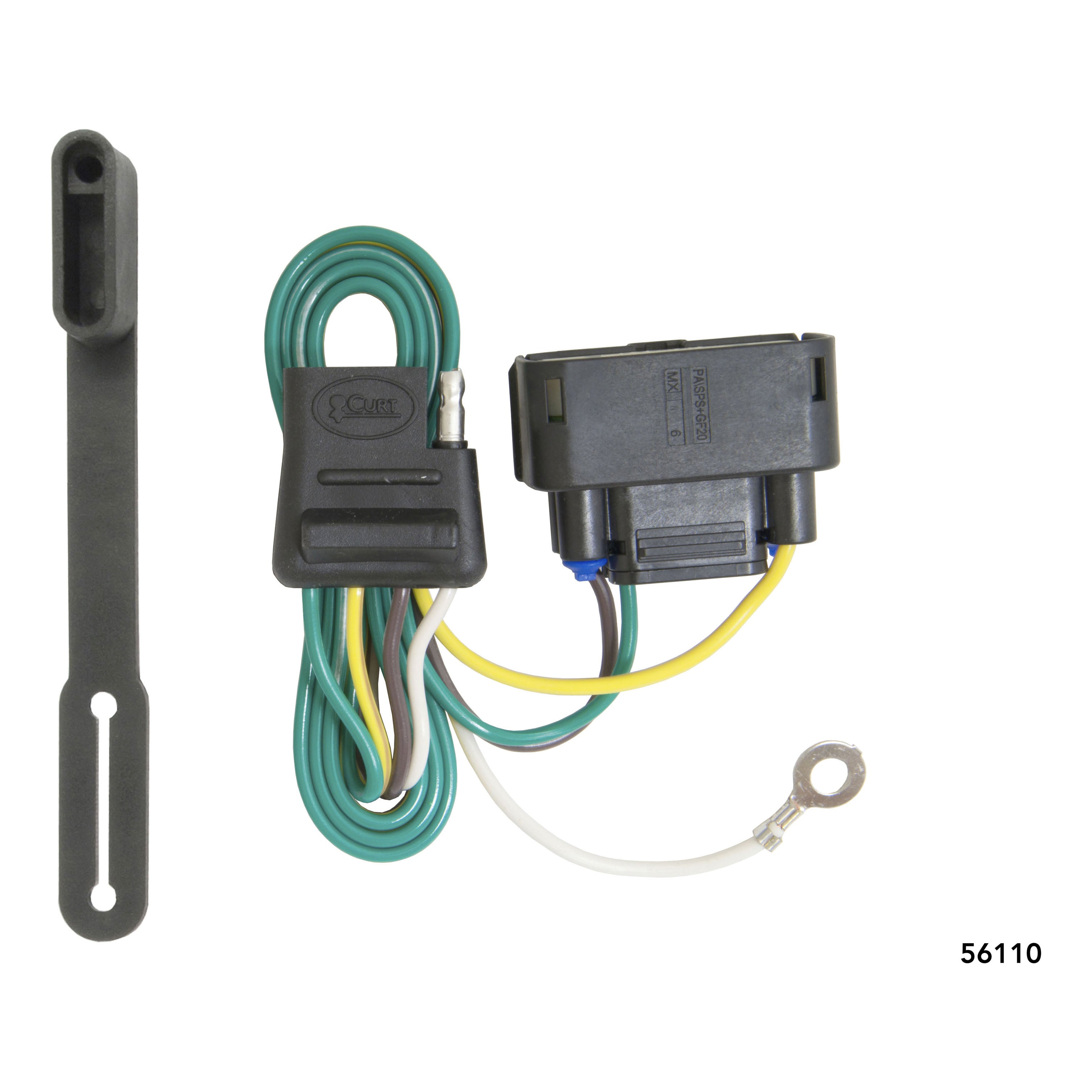 Trailer Wiring 5-Flat Plug w/ Bracket