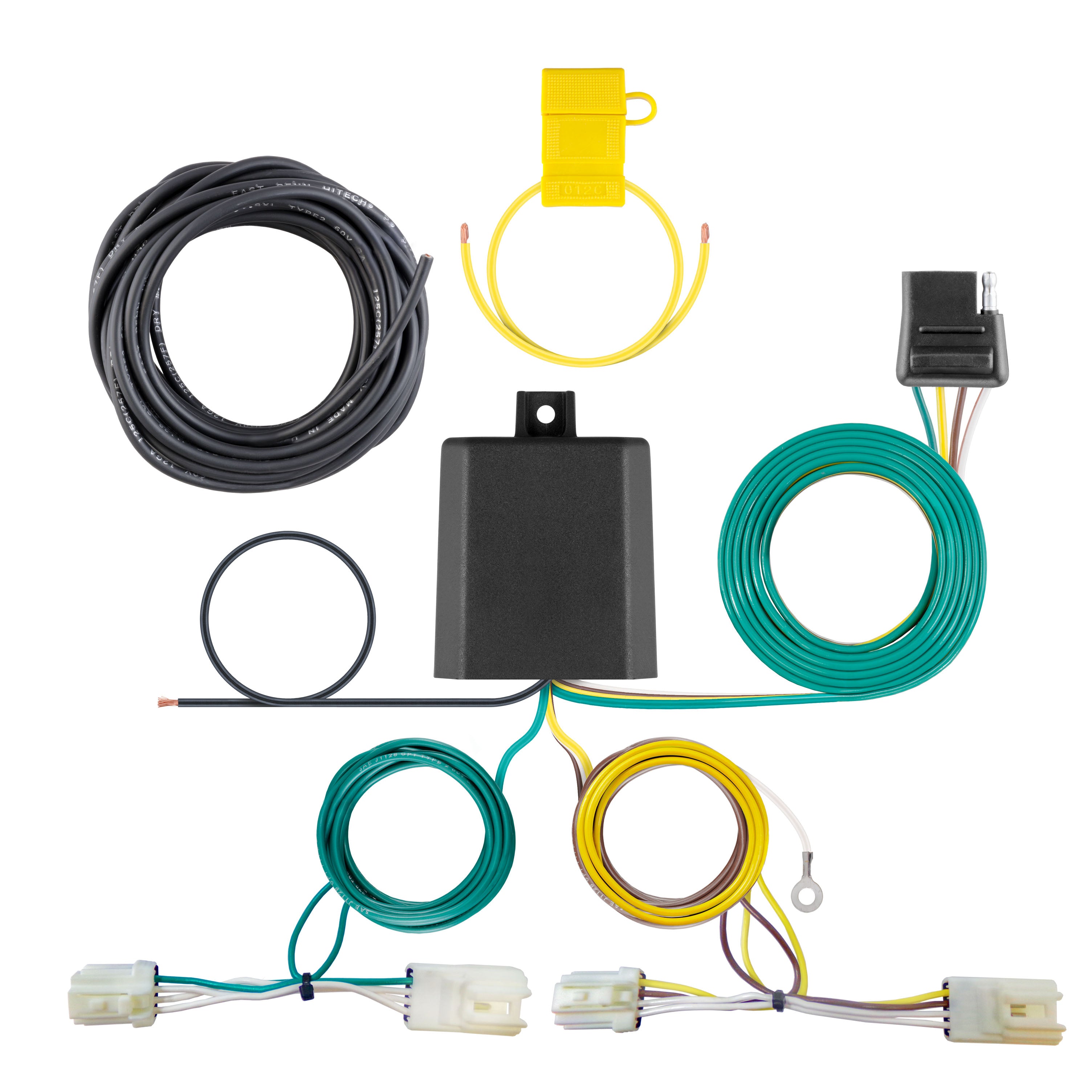 Trailer Wiring 7-Way Plug w/ Bracket , TriFlex NEXT Brake Control