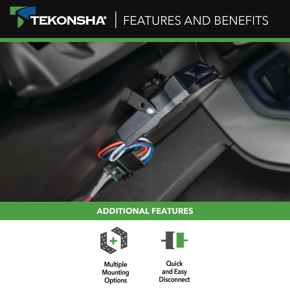 Trailer Hitch , 7-Way , Tekonsha Brakeman IV Brake Control