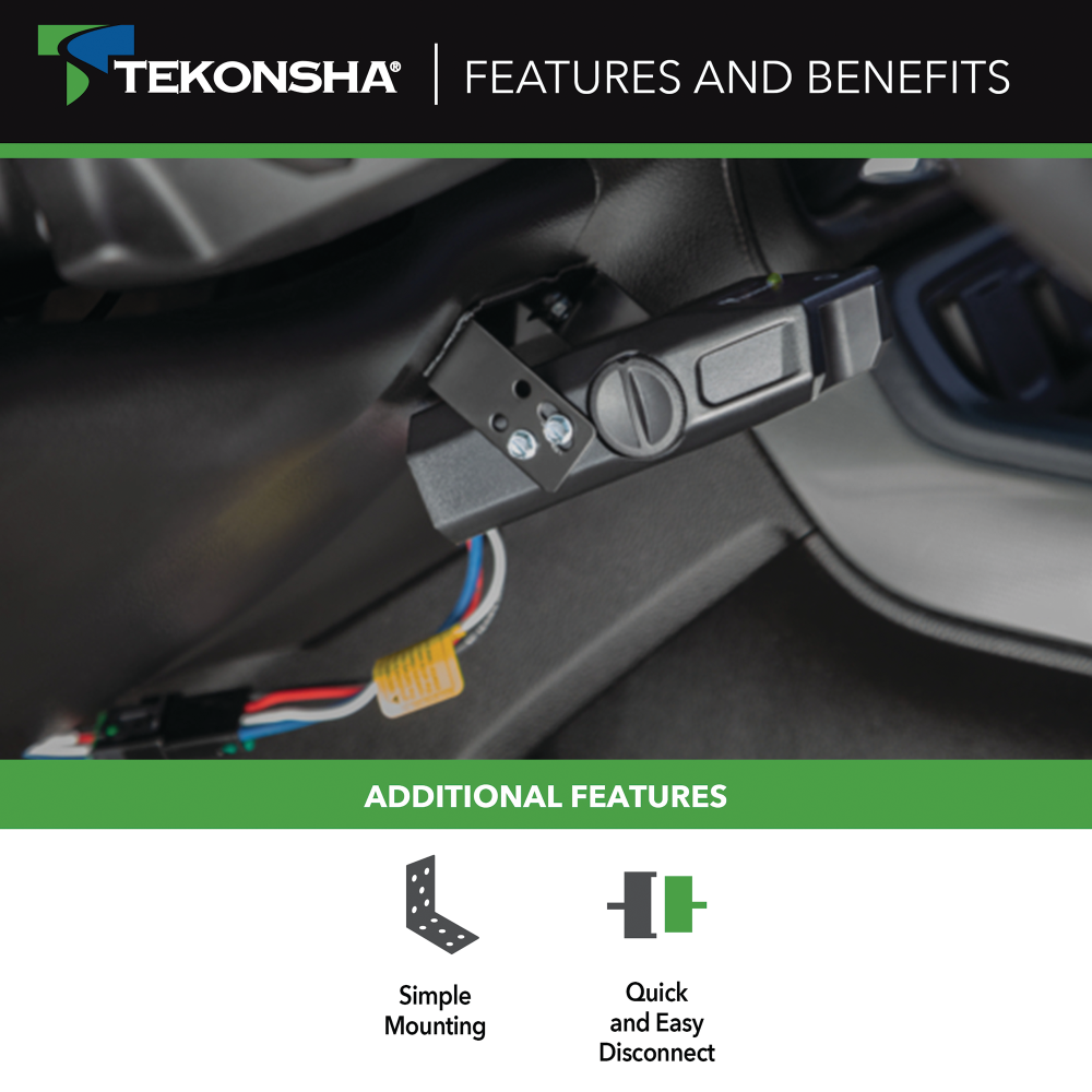 Trailer Hitch , 7-Way , Tekonsha Voyager Brake Control