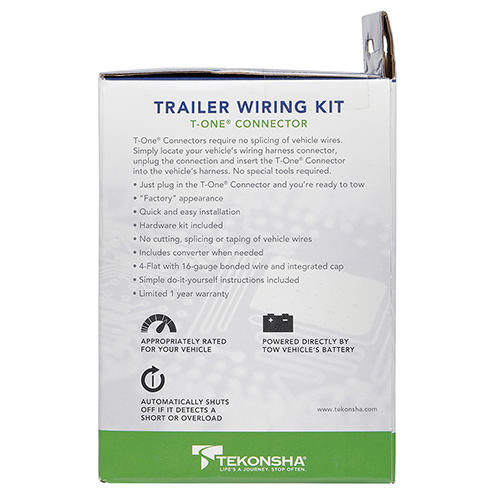 Trailer Wiring 4-Flat Plug Only