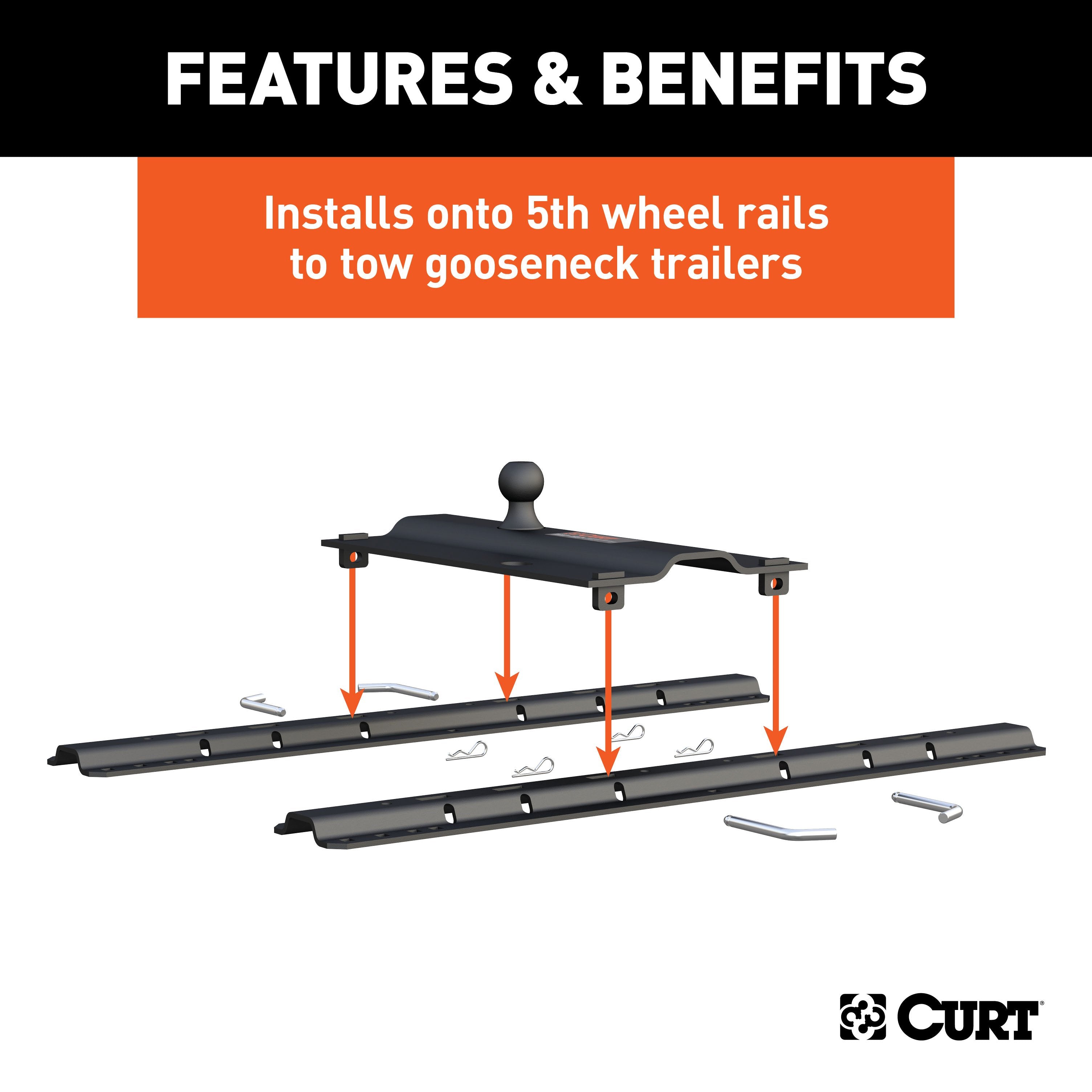 Custom 5th Wheel Brackets,Universal 5th Wheel Base Rails,Bent Plate Gooseneck Hitch