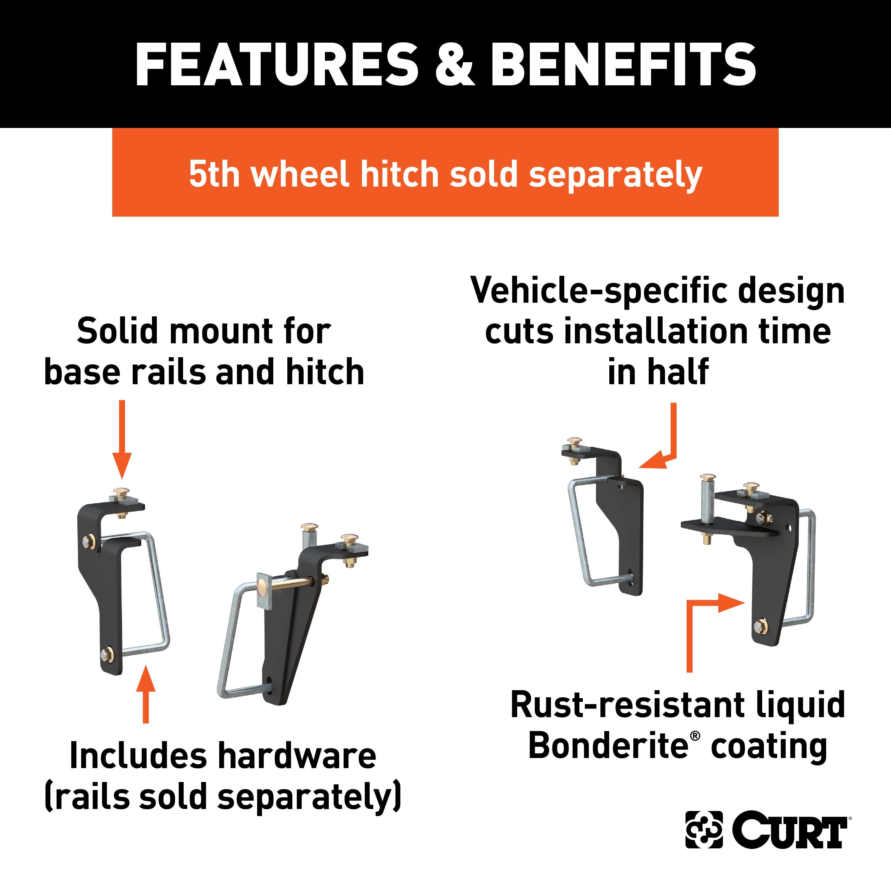 Custom 5th Wheel Brackets,Universal 5th Wheel Base Rails,S20 5th Wheel Slider 20K,Replacement Base Legs,E16 5th Wheel Hitch Head