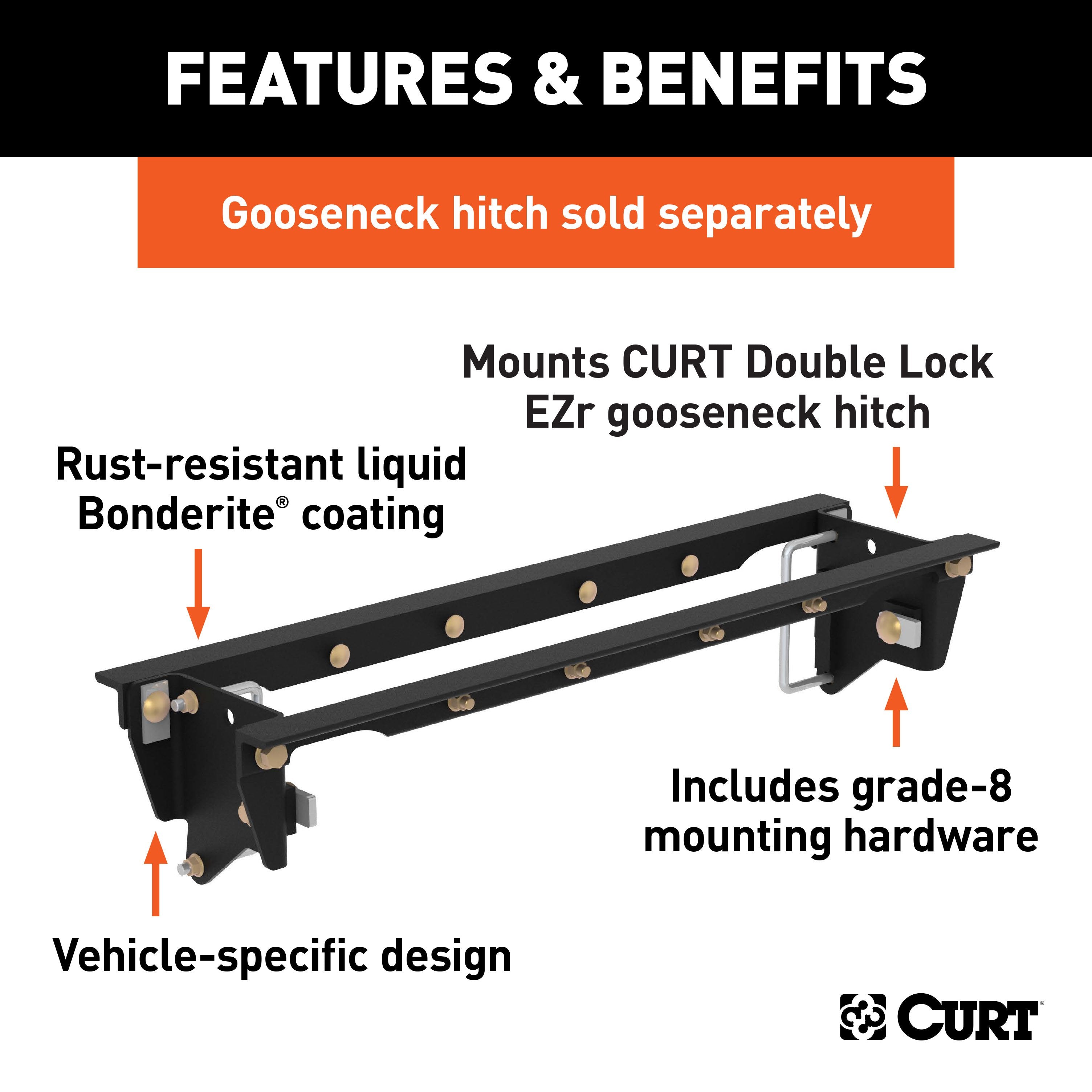 Double Lock EZr Gooseneck Install Brackets