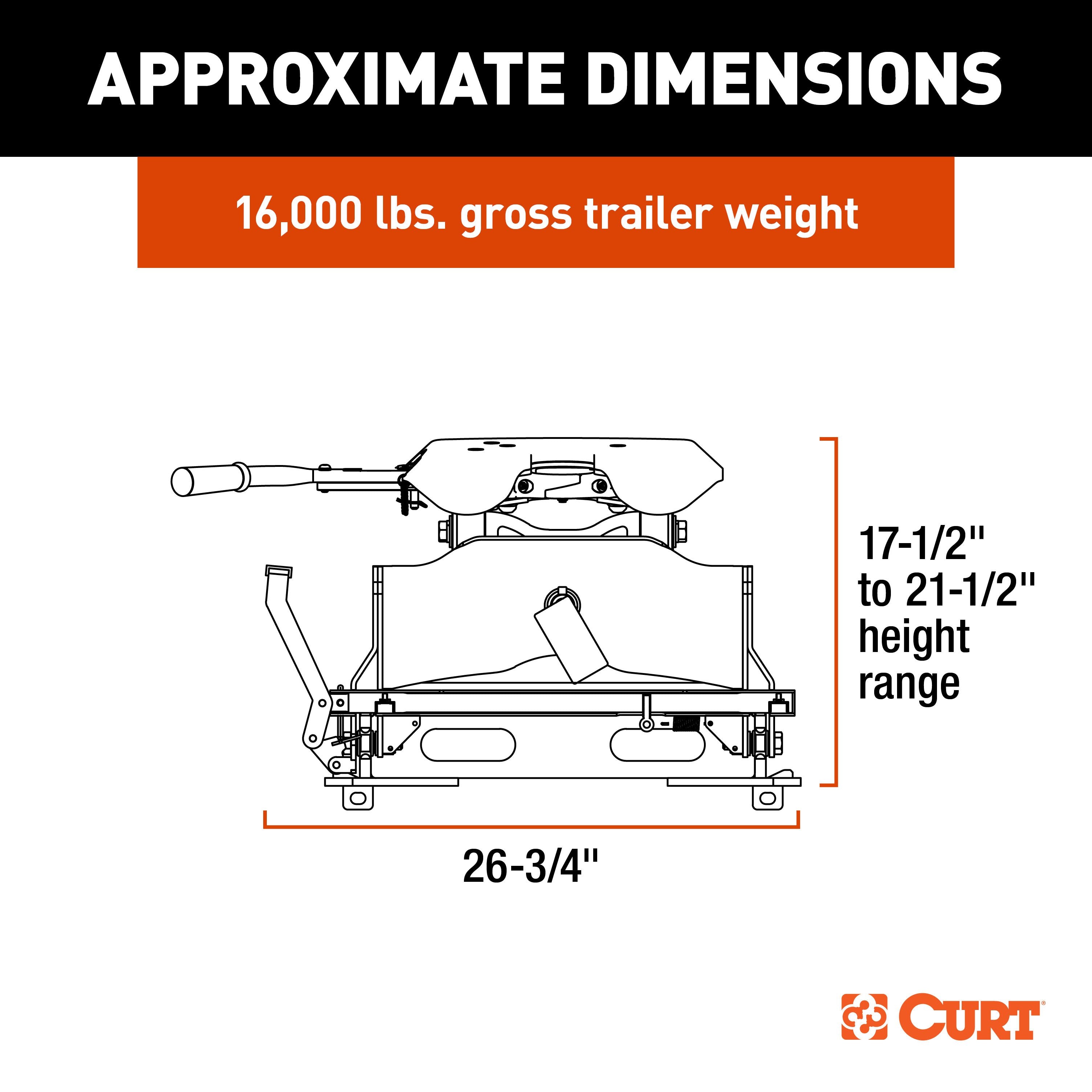 A16 5th Wheel Hitch Head,S20 5th Wheel Slider 20K