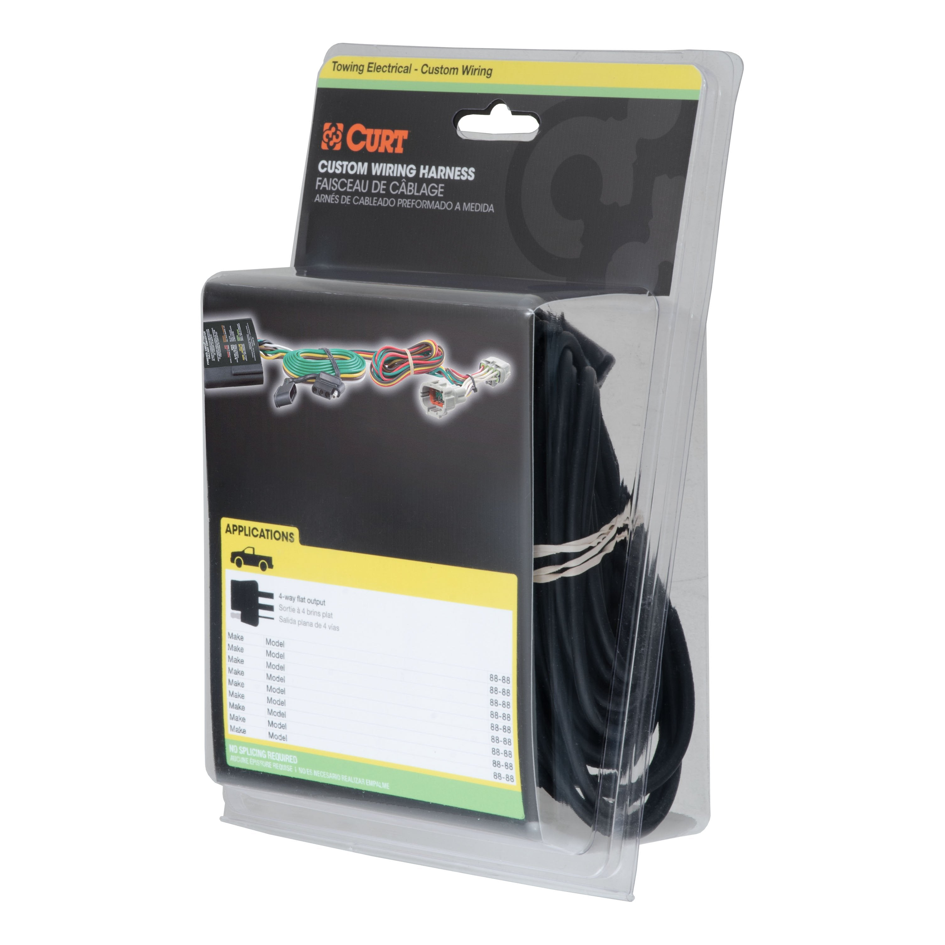Trailer Wiring 4-Flat Plug Only