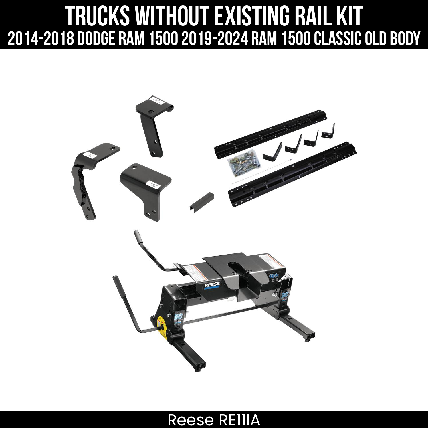 5th Wheel Hitch Bracket Kit,5th Wheel Hitch Mounting Rail & Bracket Kit,Replacement 5th Wheel Head,Kwik-Slide 5th Wheel Slider