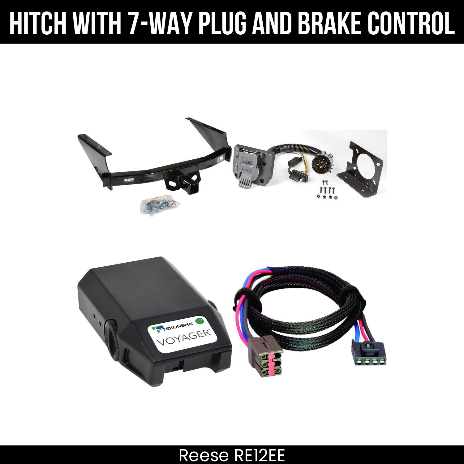 Trailer Hitch , 7-Way , Tekonsha Voyager Brake Control