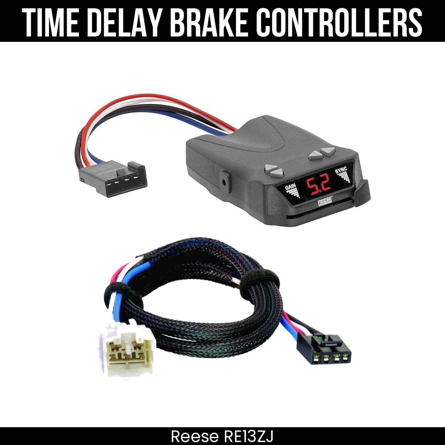 Reese Brakeman IV Brake Control , Plug Adapter