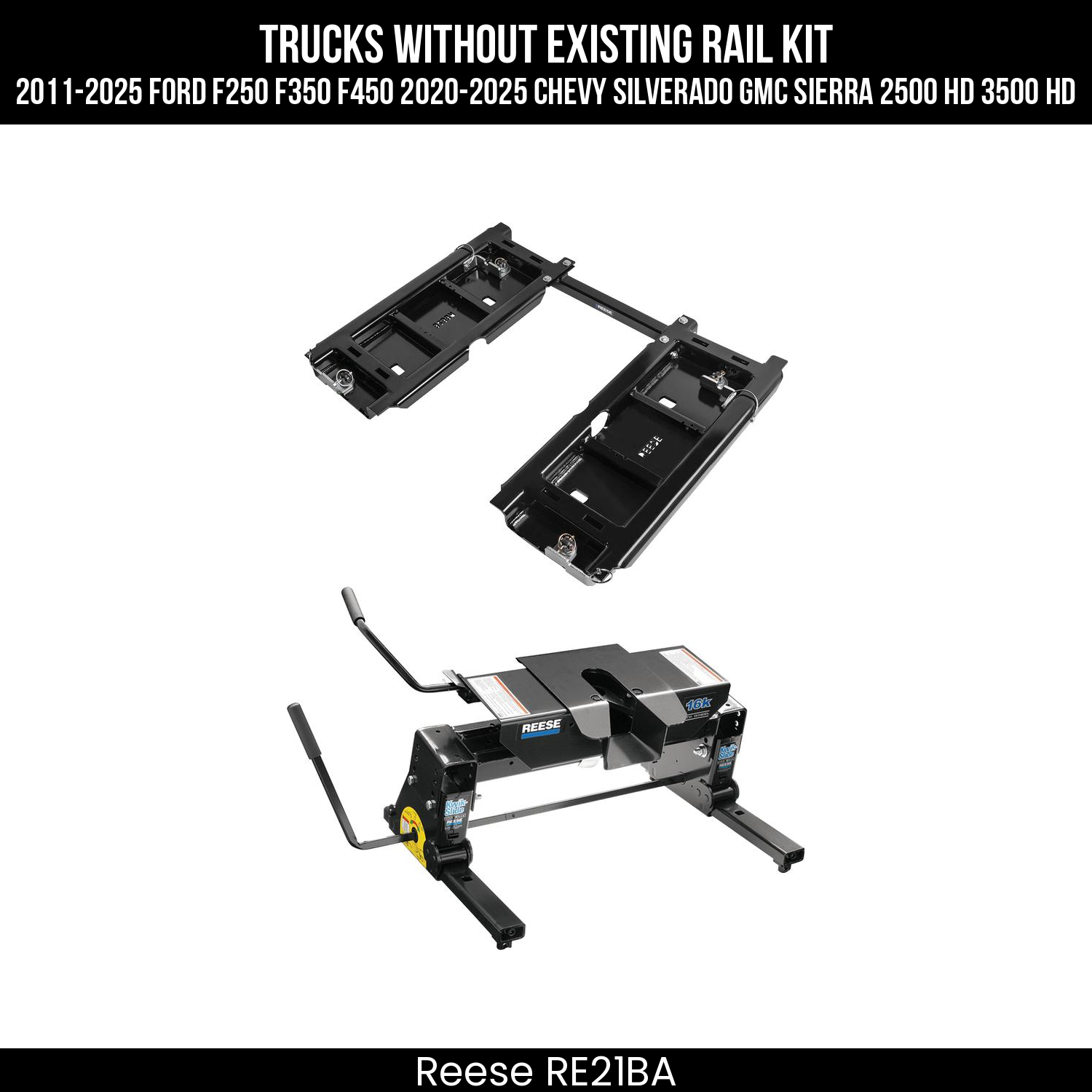 Rail Kit Adapter,Replacement 5th Wheel Head,Kwik-Slide 5th Wheel Slider