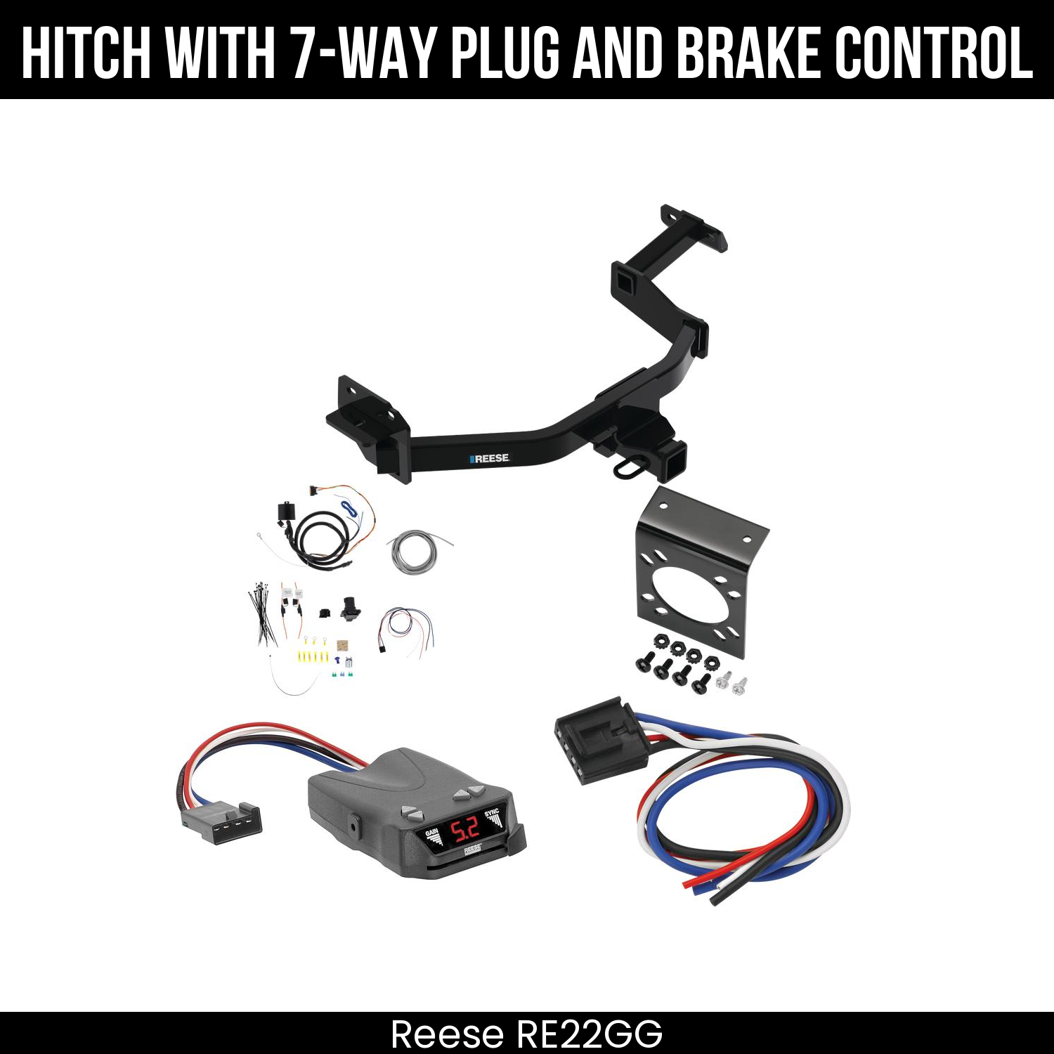 Trailer Hitch , 7-Way , Reese Brakeman IV Brake Control