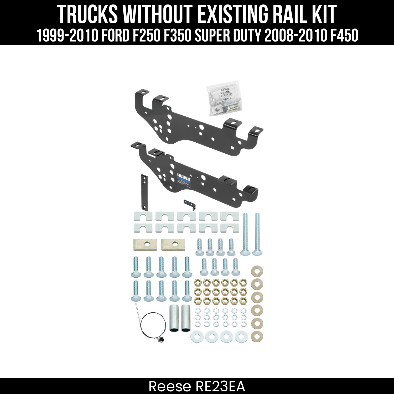 5th Wheel Hitch Custom Bracket,Replacement 5th Wheel Rail Hardware Kit