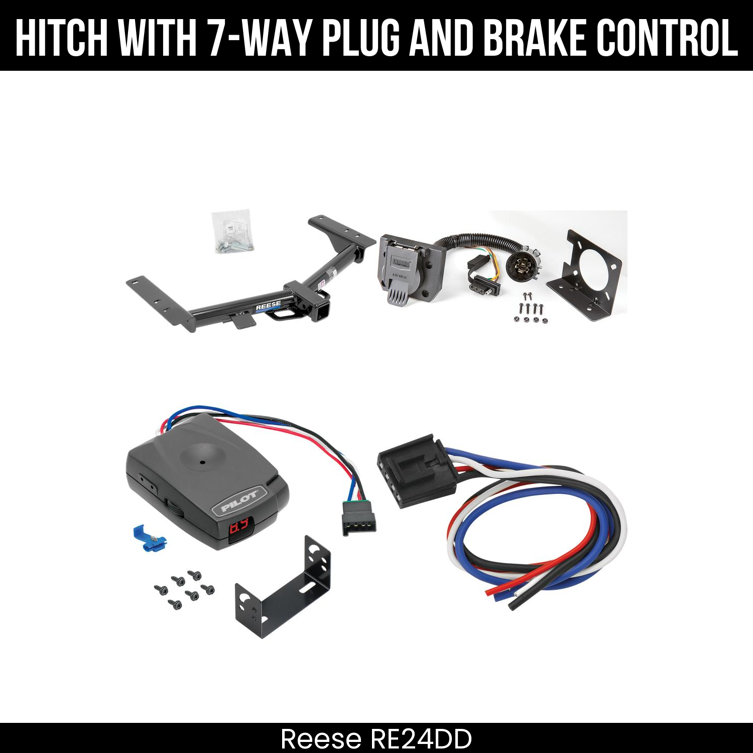 Trailer Hitch , 7-Way , Pro Series Pilot Brake Control
