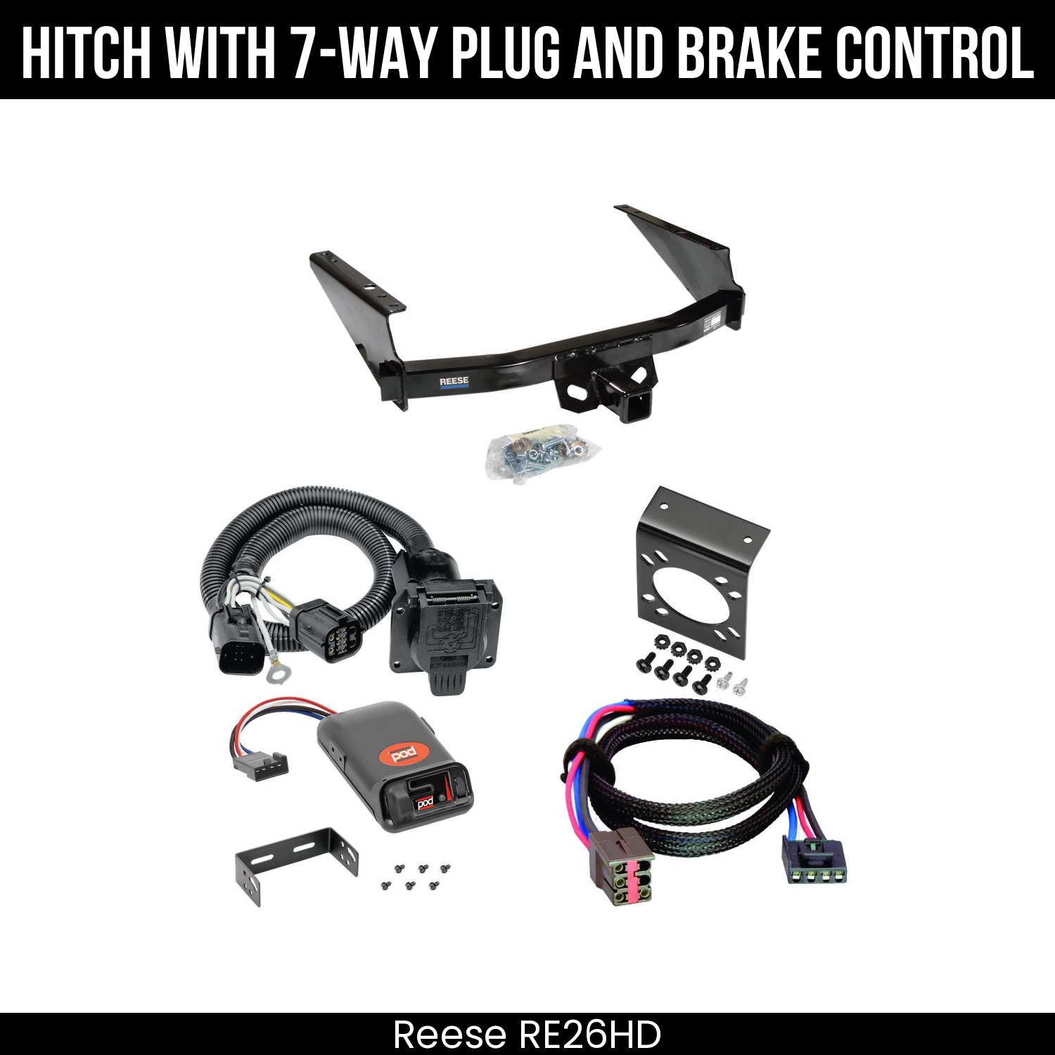 Trailer Hitch , 7-Way , Pro Series POD Brake Control