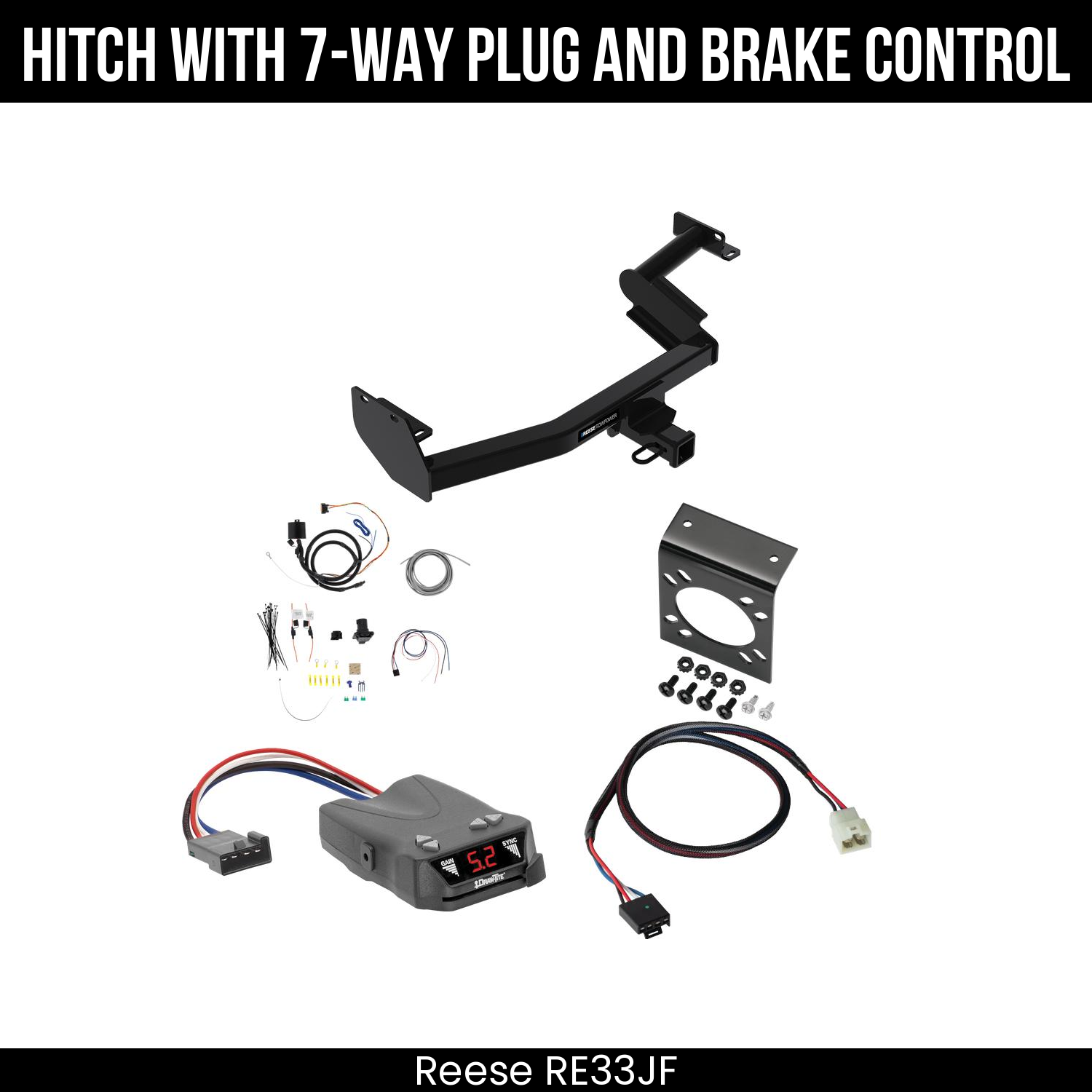 Trailer Hitch , 7-Way , Draw-Tite Activator IV Brake Control