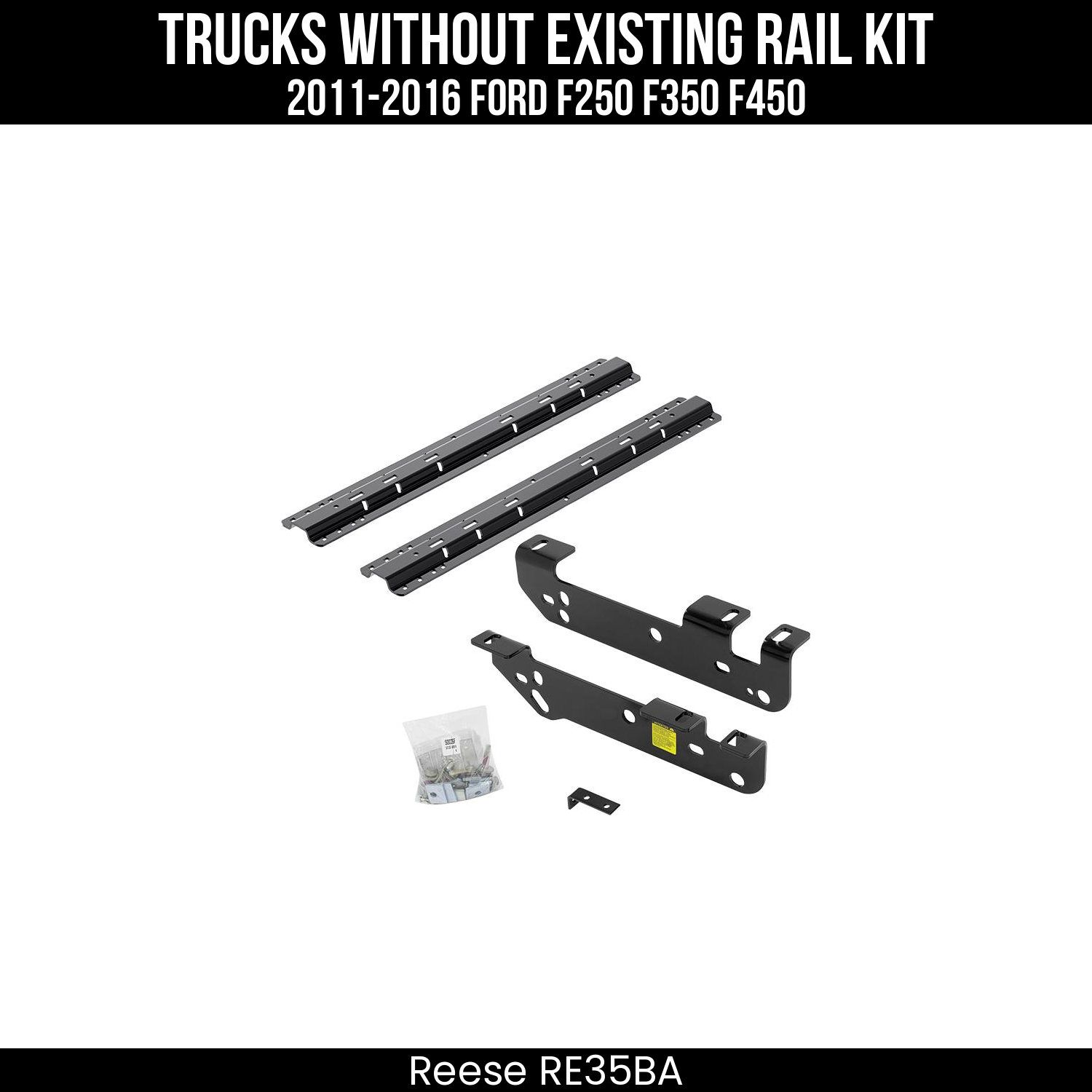 5th Wheel Hitch Custom Bracket,5th Wheel Rails Only