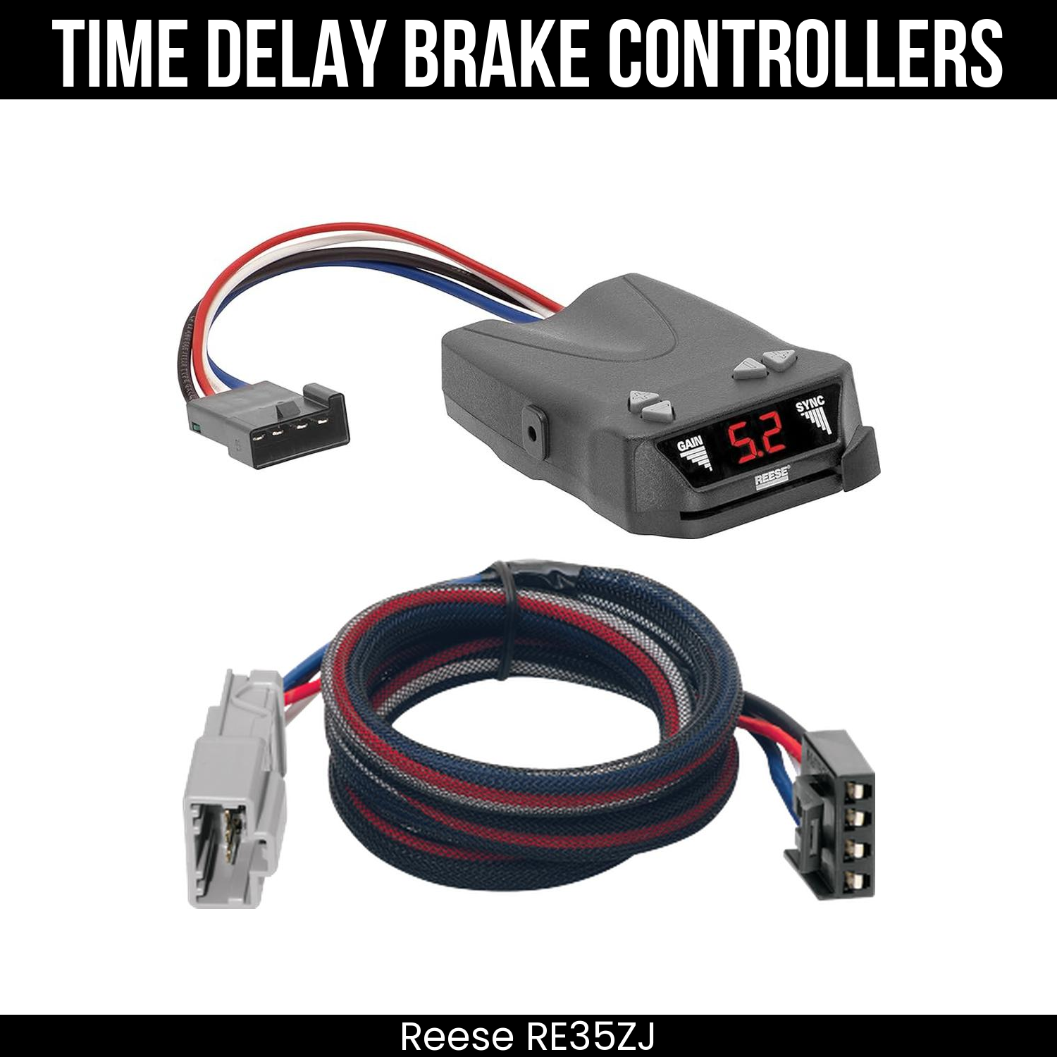 Reese Brakeman IV Brake Control , Plug Adapter